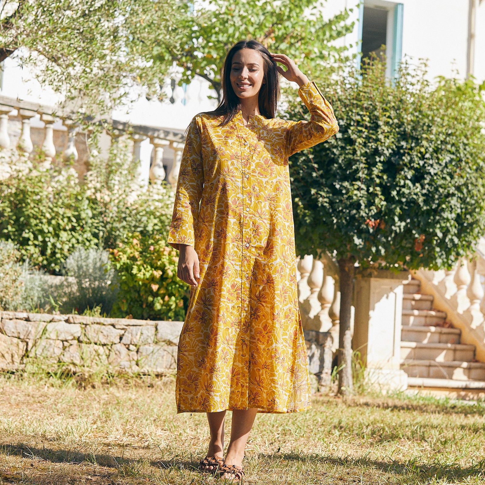 Alice Dress Paloma 100% Coton - Yellow Sun YELLOW SUN