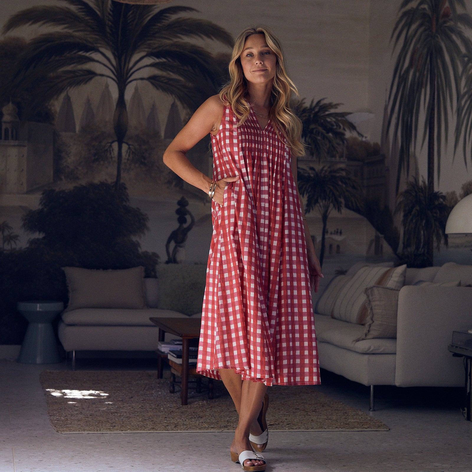 Amy Dress Prado 100% Organic Cotton - Pink PINK
