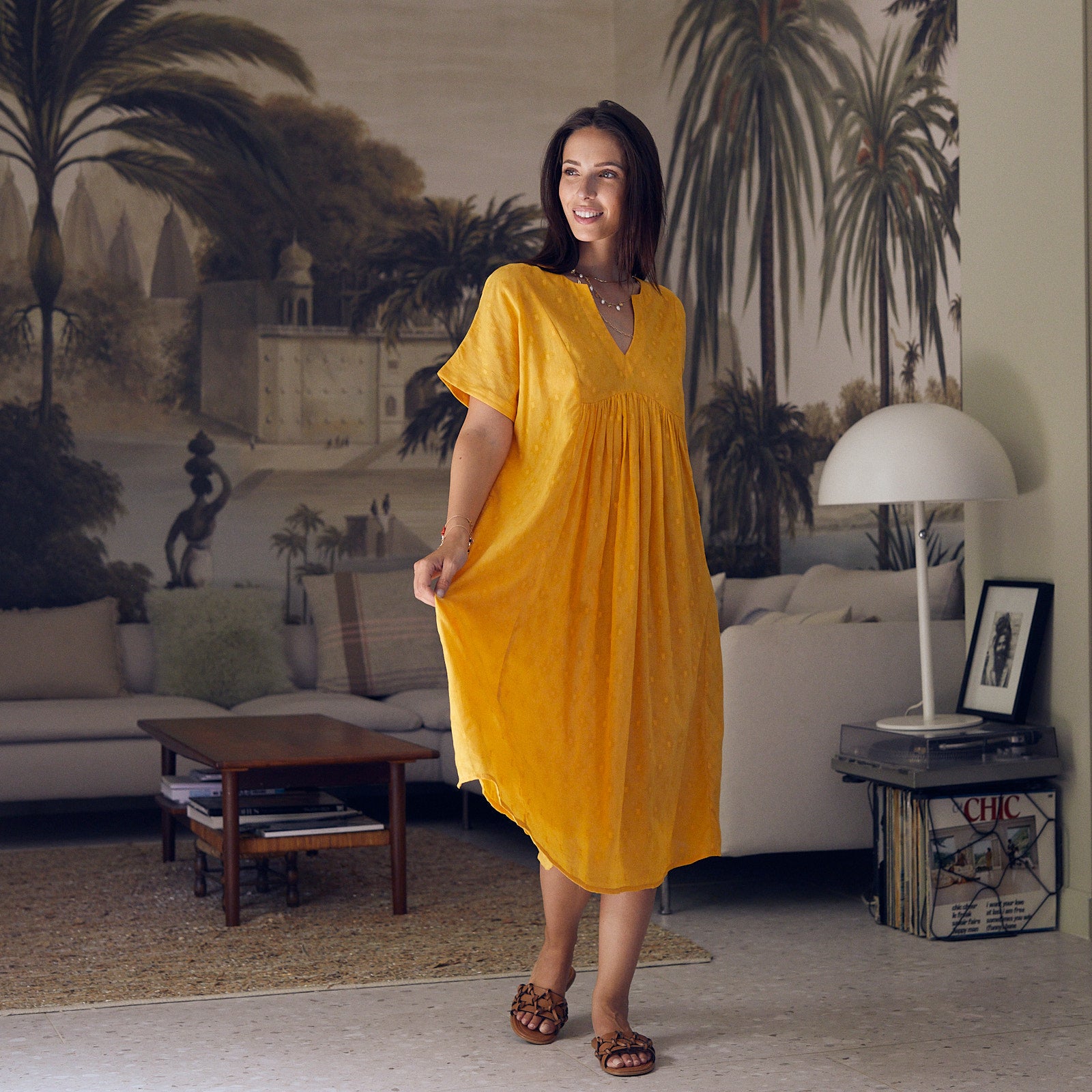 Nuala Dress S.color 100% Coton - Yellow Sun YELLOW SUN