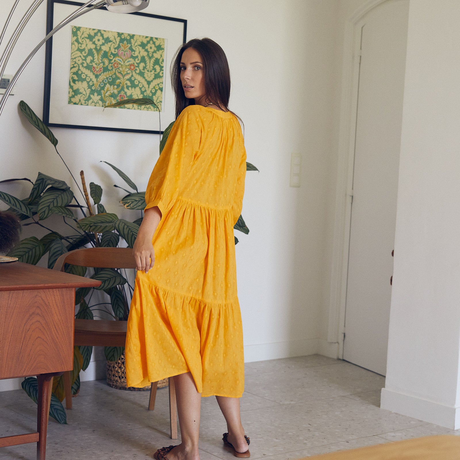 Angela Dress S.color 100% Coton - Yellow Sun YELLOW SUN