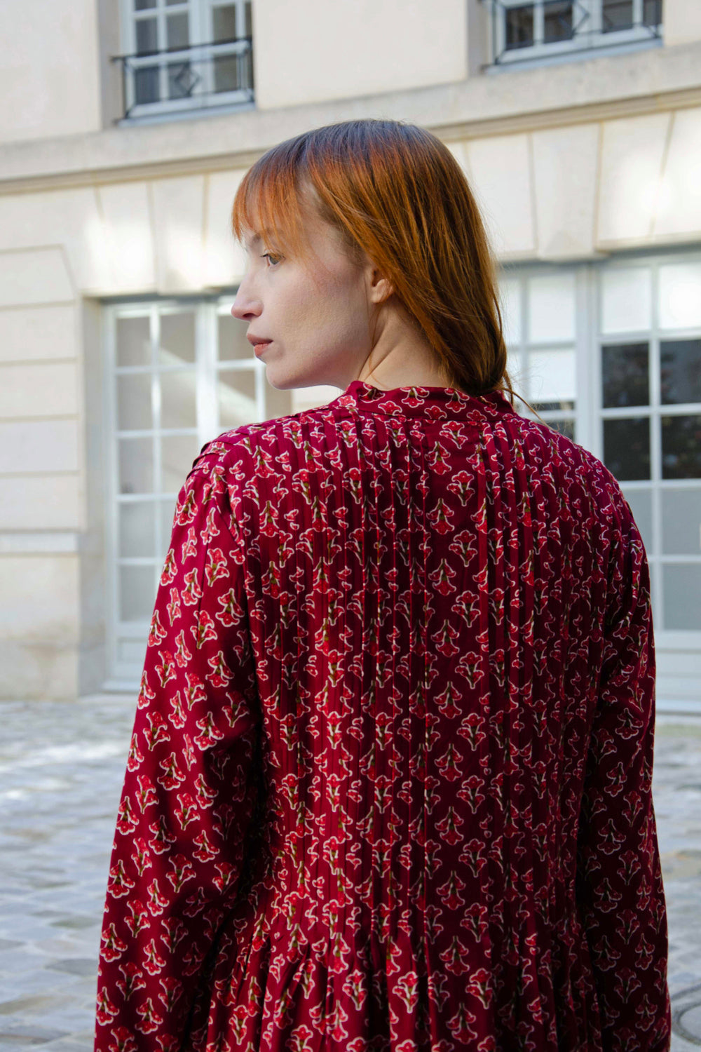 Marie Dress - Burgundy BURGUNDY