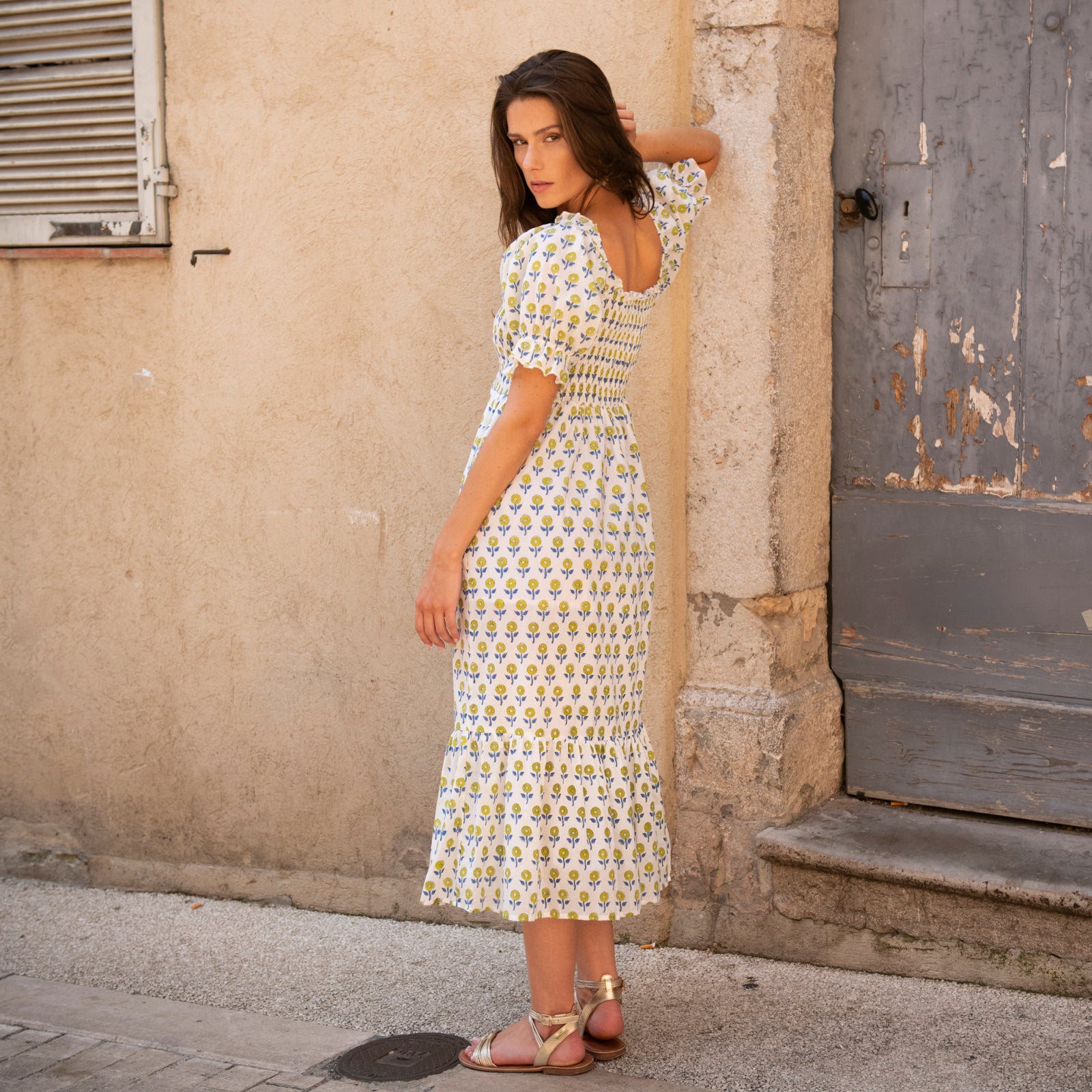 Giulia Dress Grace 100% Organic Cotton - Blue BLUE