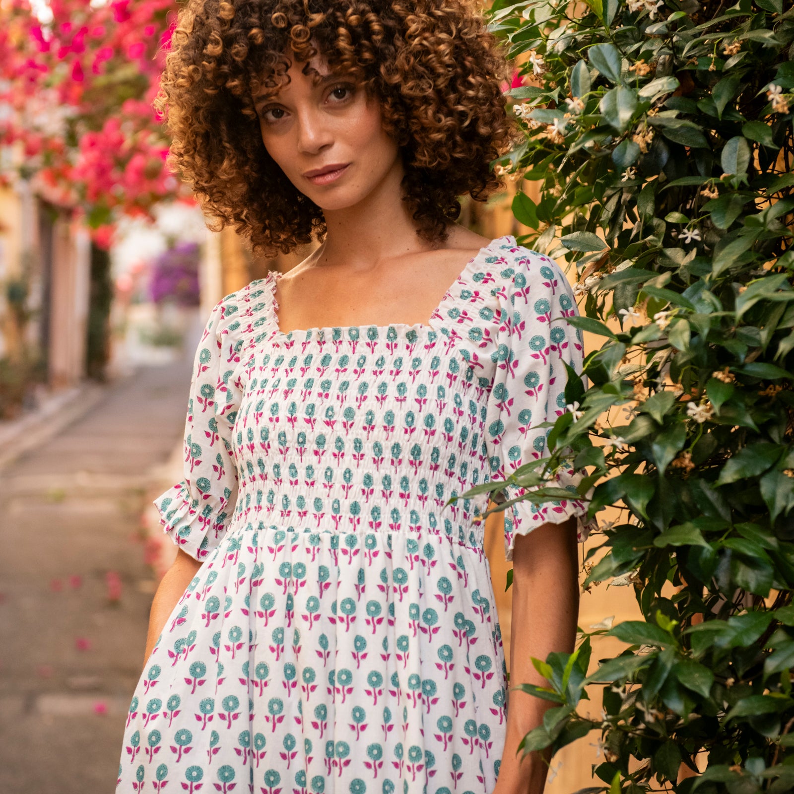 Giulia Dress Grace 100% Organic Cotton - Green GREEN