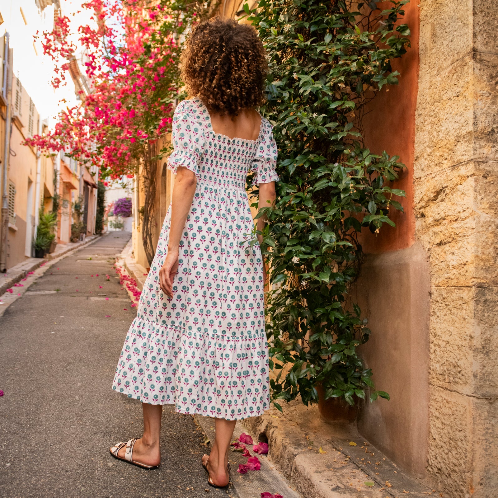 Giulia Dress Grace 100% Organic Cotton - Green GREEN