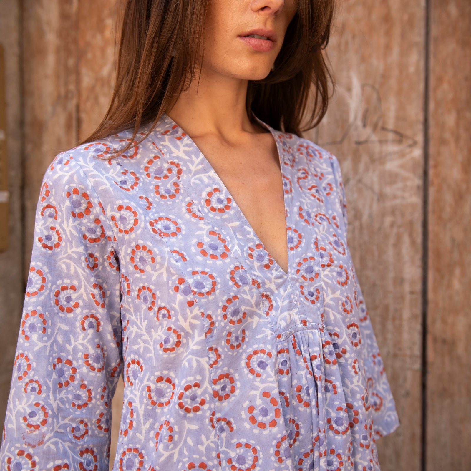 Mia Dress Eze 100% Organic Cotton - Lilac LILAC