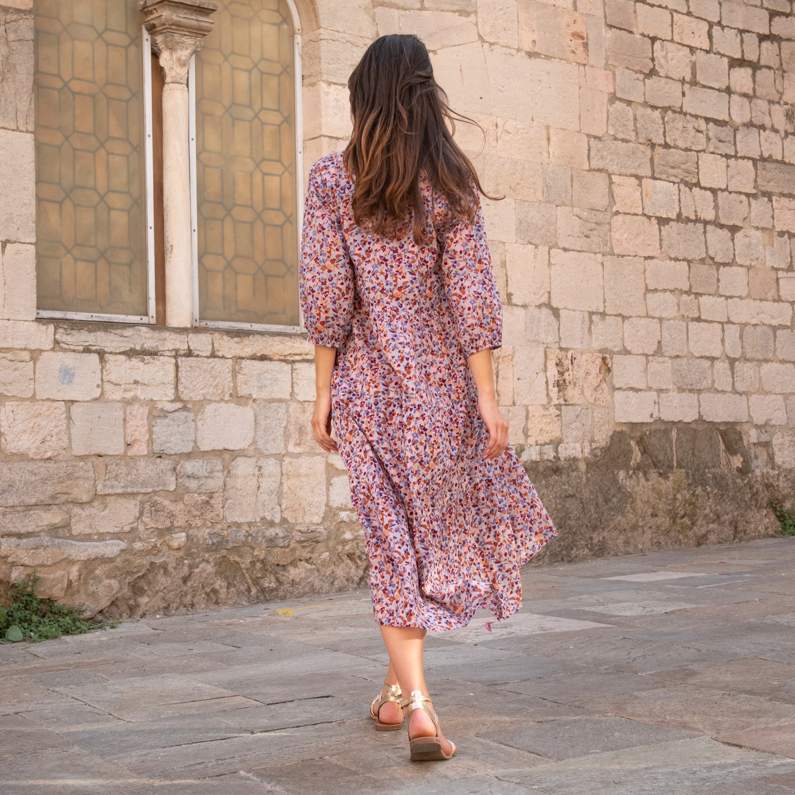 Mila Dress Matteri 100% Coton - Lilac LILAC