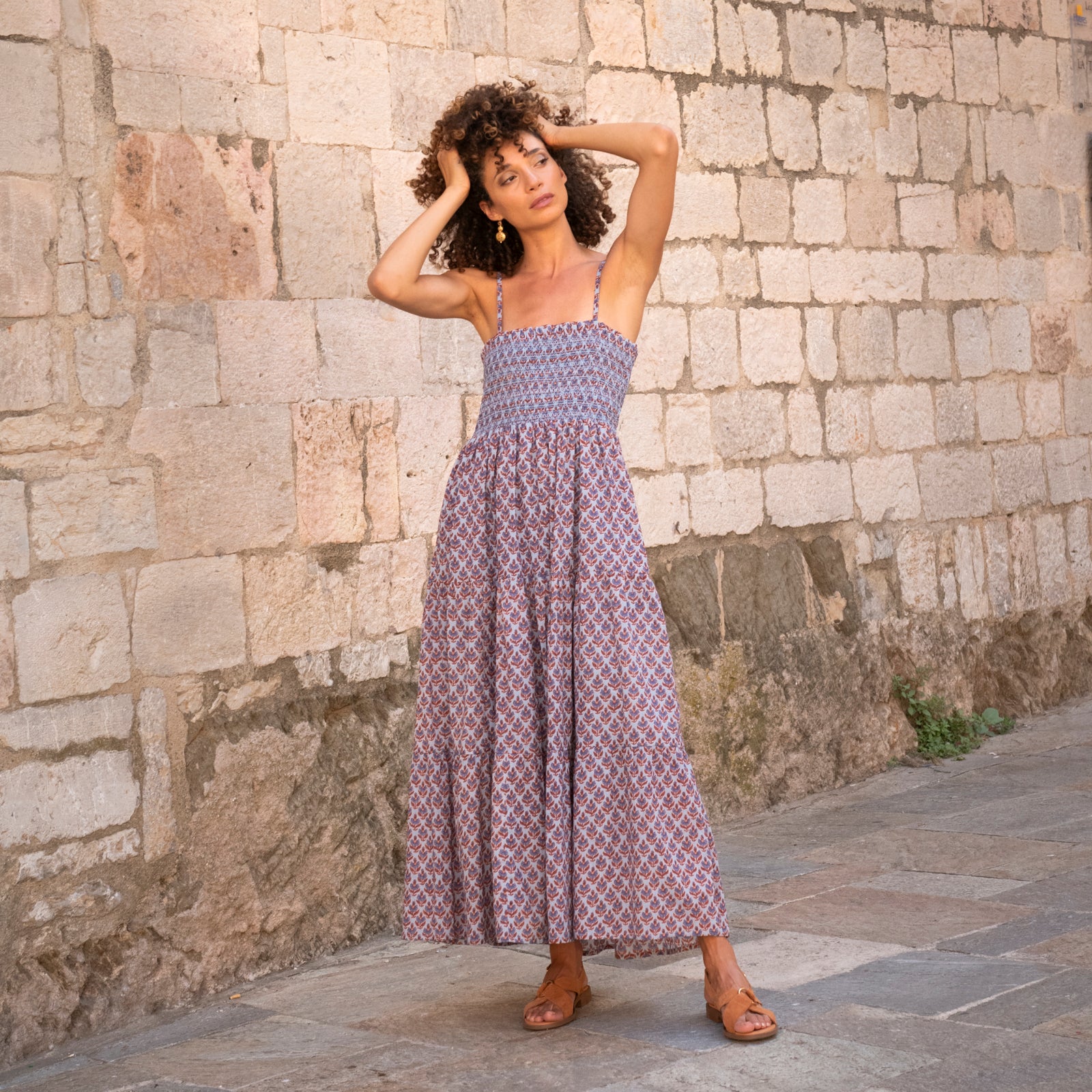 Gabrielle Dress Opio 100% Coton - Lilac LILAC