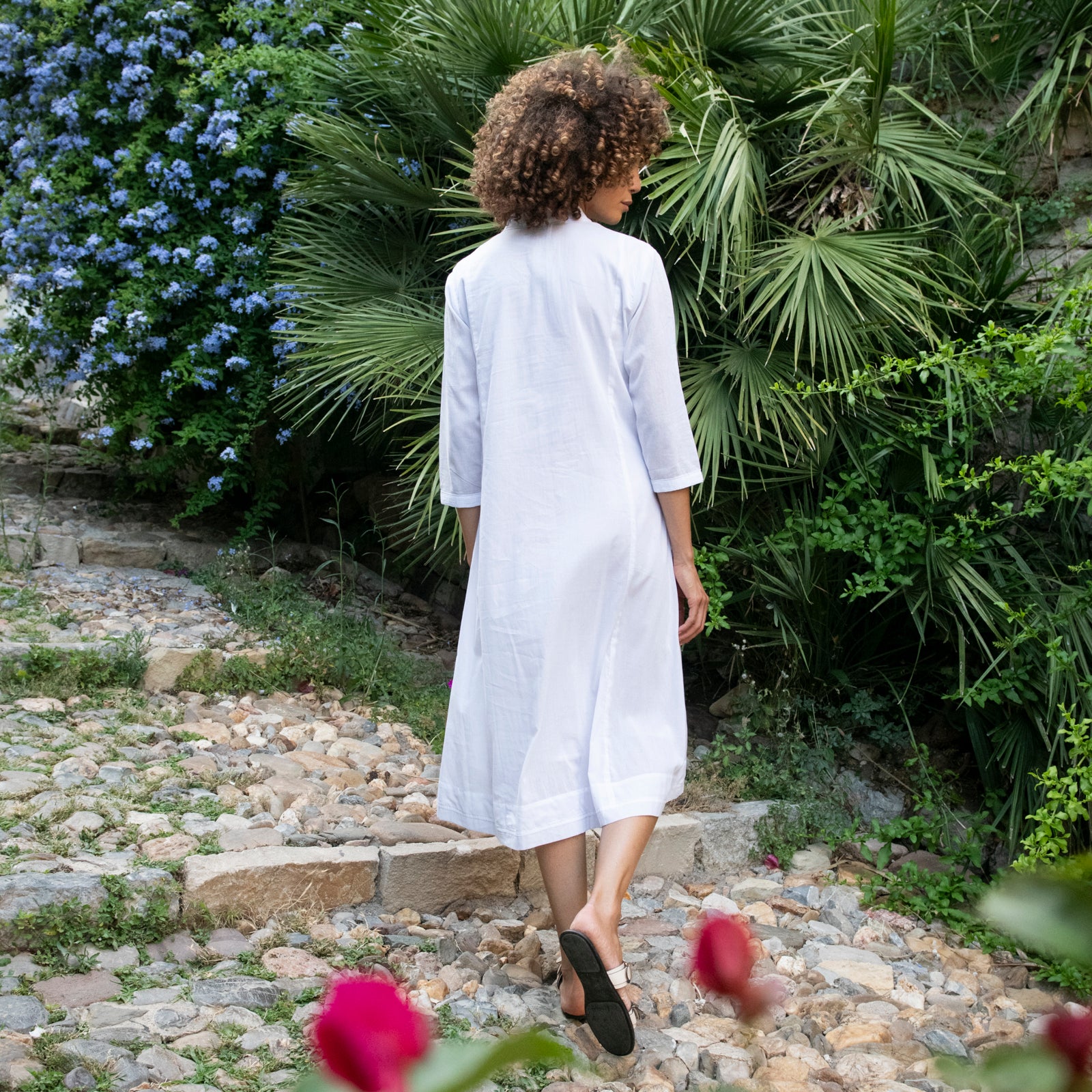 Anaelle Dress S.color 100% Coton - White WHITE