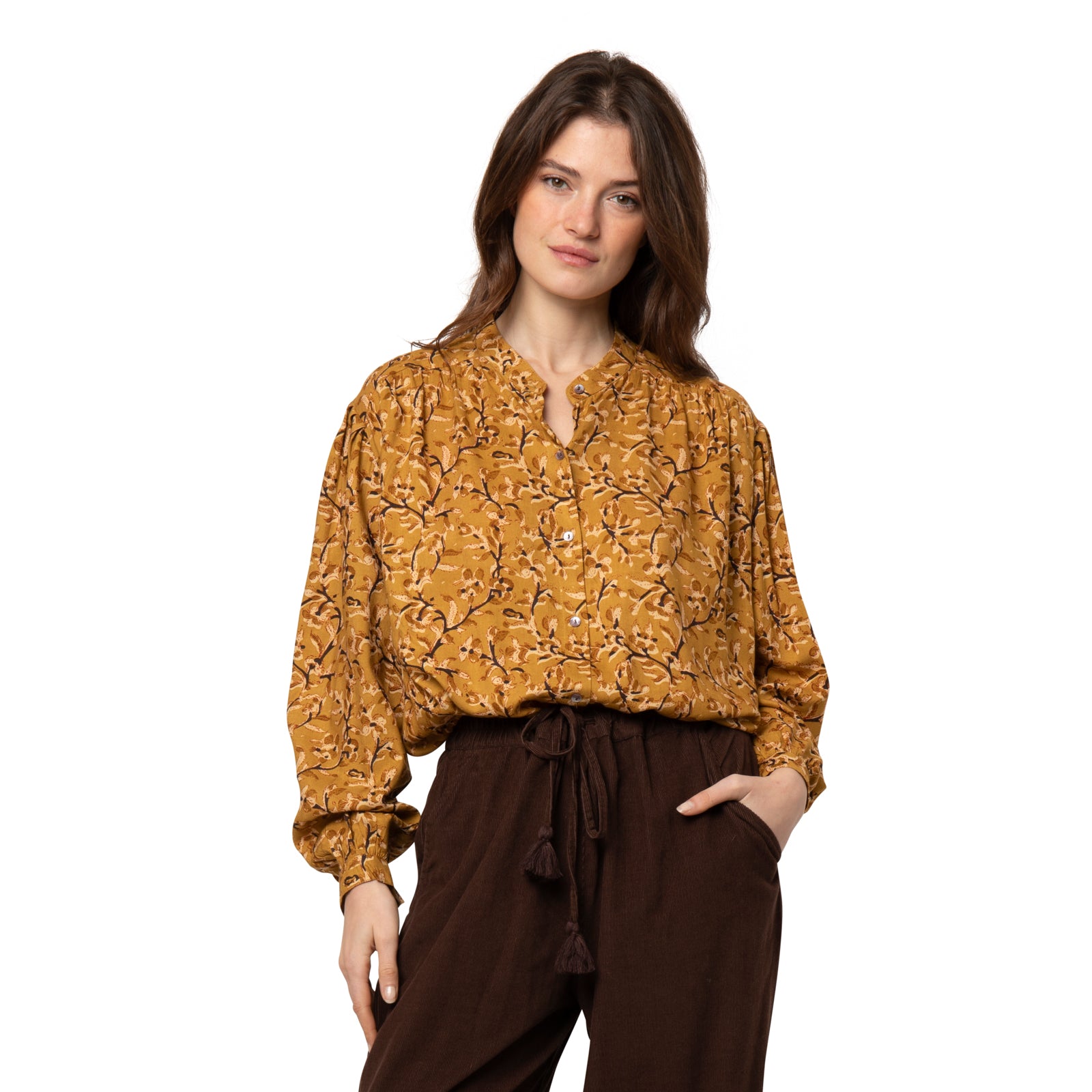 Nanou Shirt Fall - Ochre OCHRE