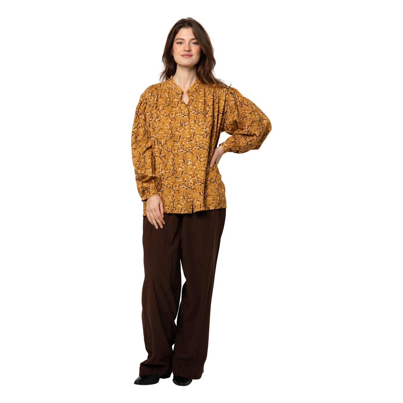 Nanou Shirt Fall - Ochre OCHRE