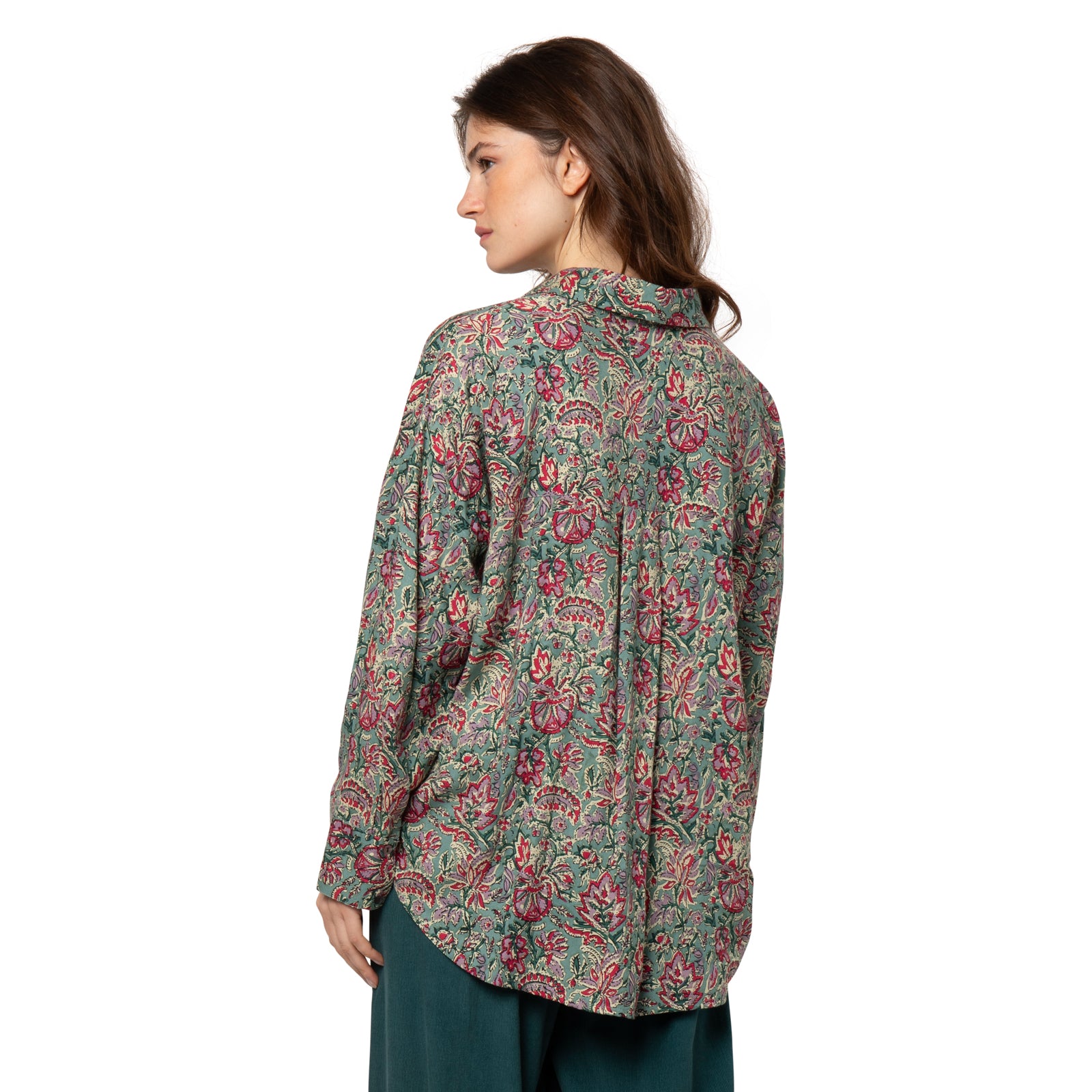 Melissa Shirt Jaipur - Green GREEN