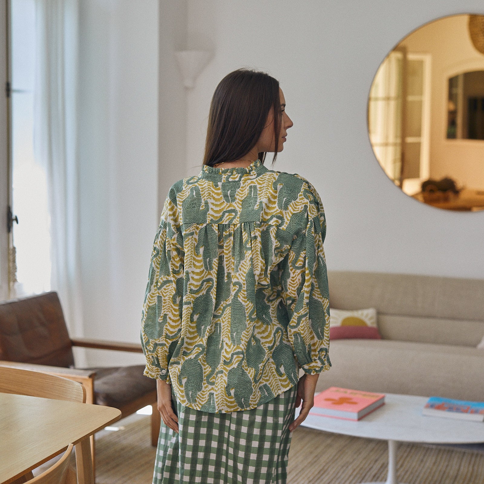 June Shirt Tiger 100% Organic Cotton - Green GREEN