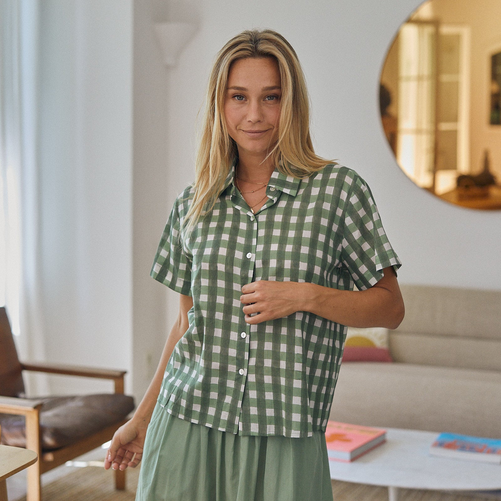 Nina Shirt Prado 100% Organic Cotton - Green GREEN