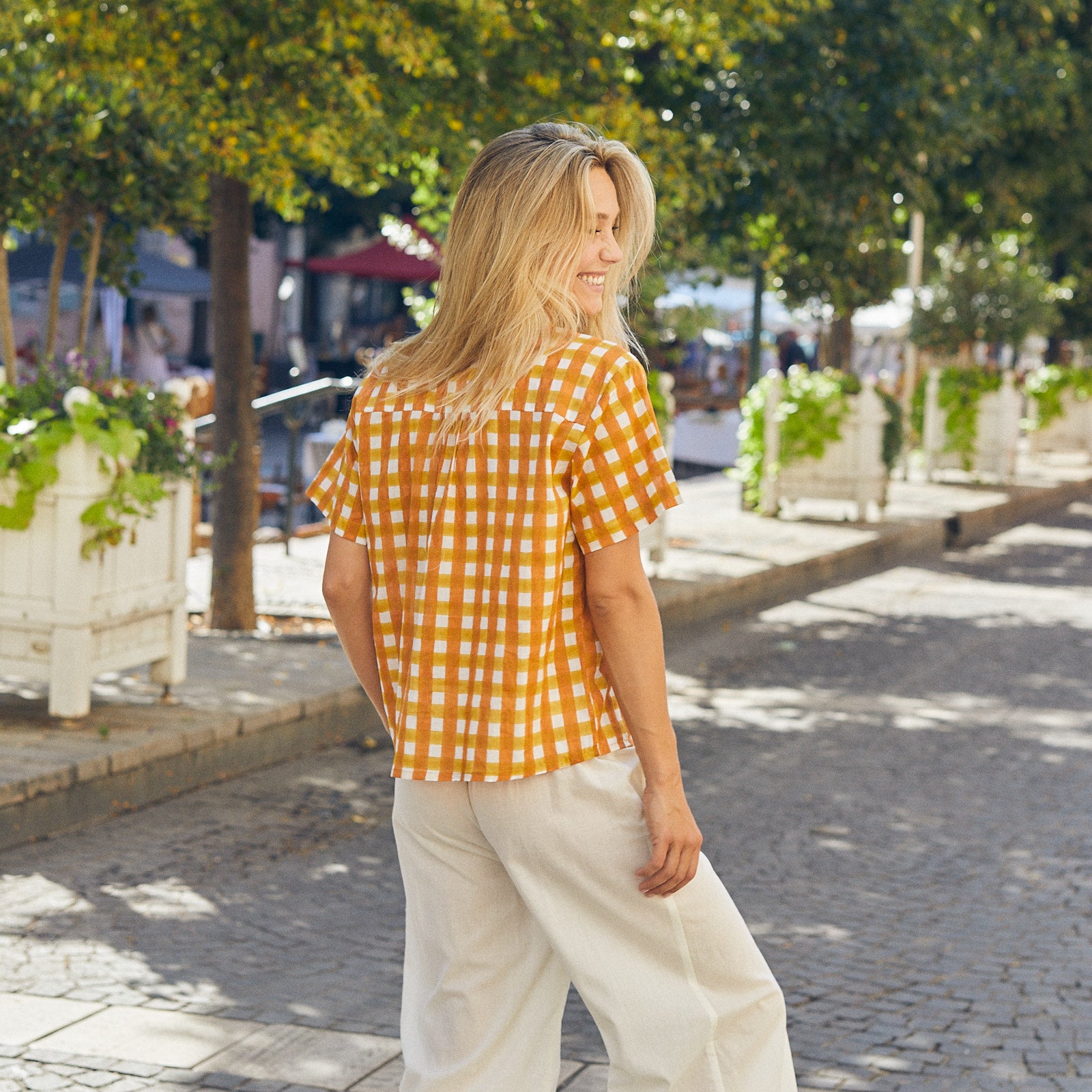 Nina Shirt Prado 100% Organic Cotton - Orange ORANGE