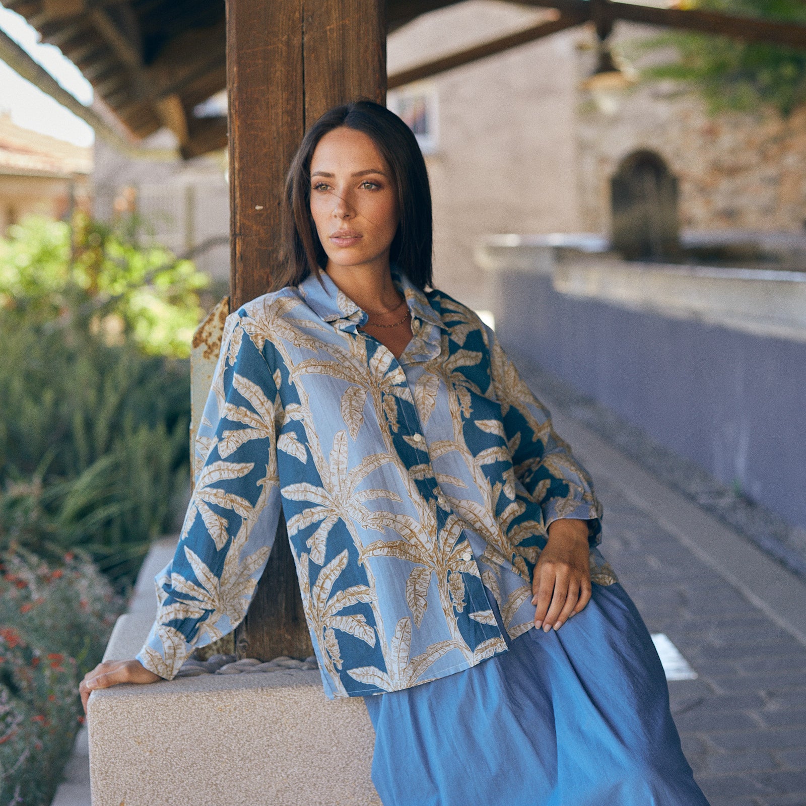 Alka Shirt Mejean 100% Coton - Blue BLUE