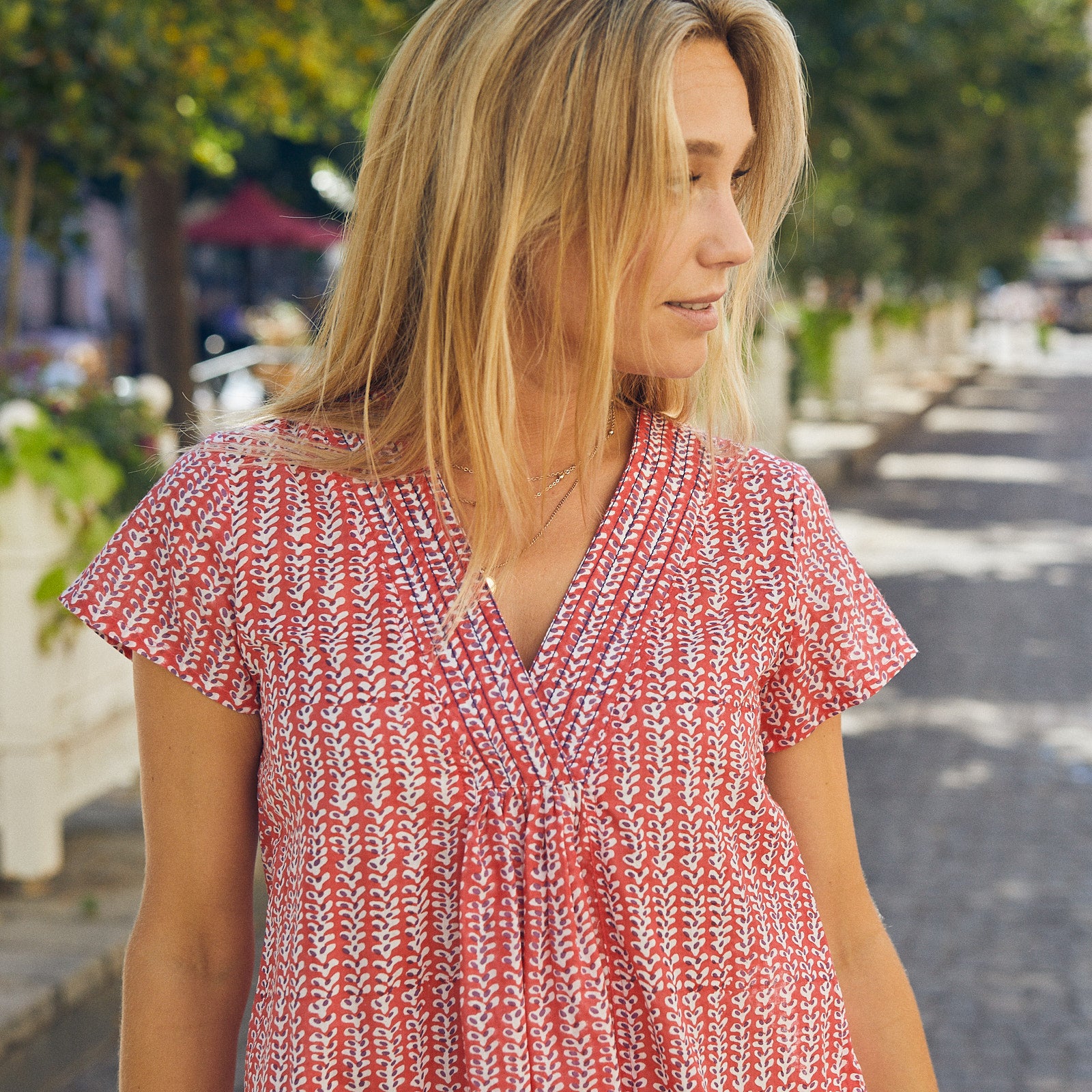 Iris Top Madrague 100% Organic Cotton - Pink PINK