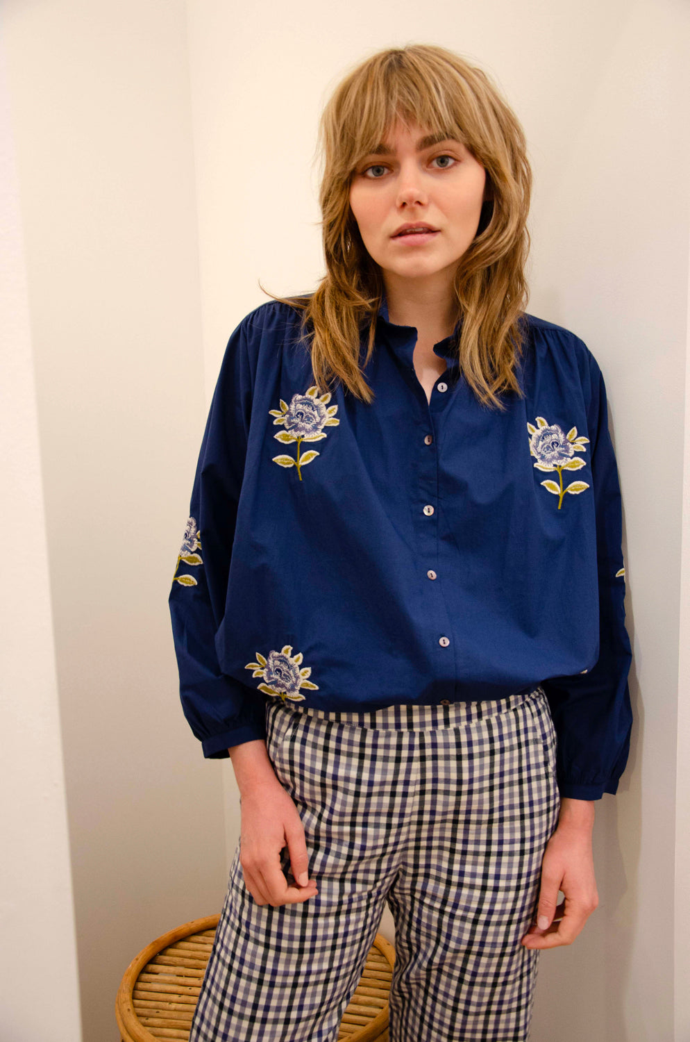 Cerise Shirt Br 100% Coton - Blue BLUE