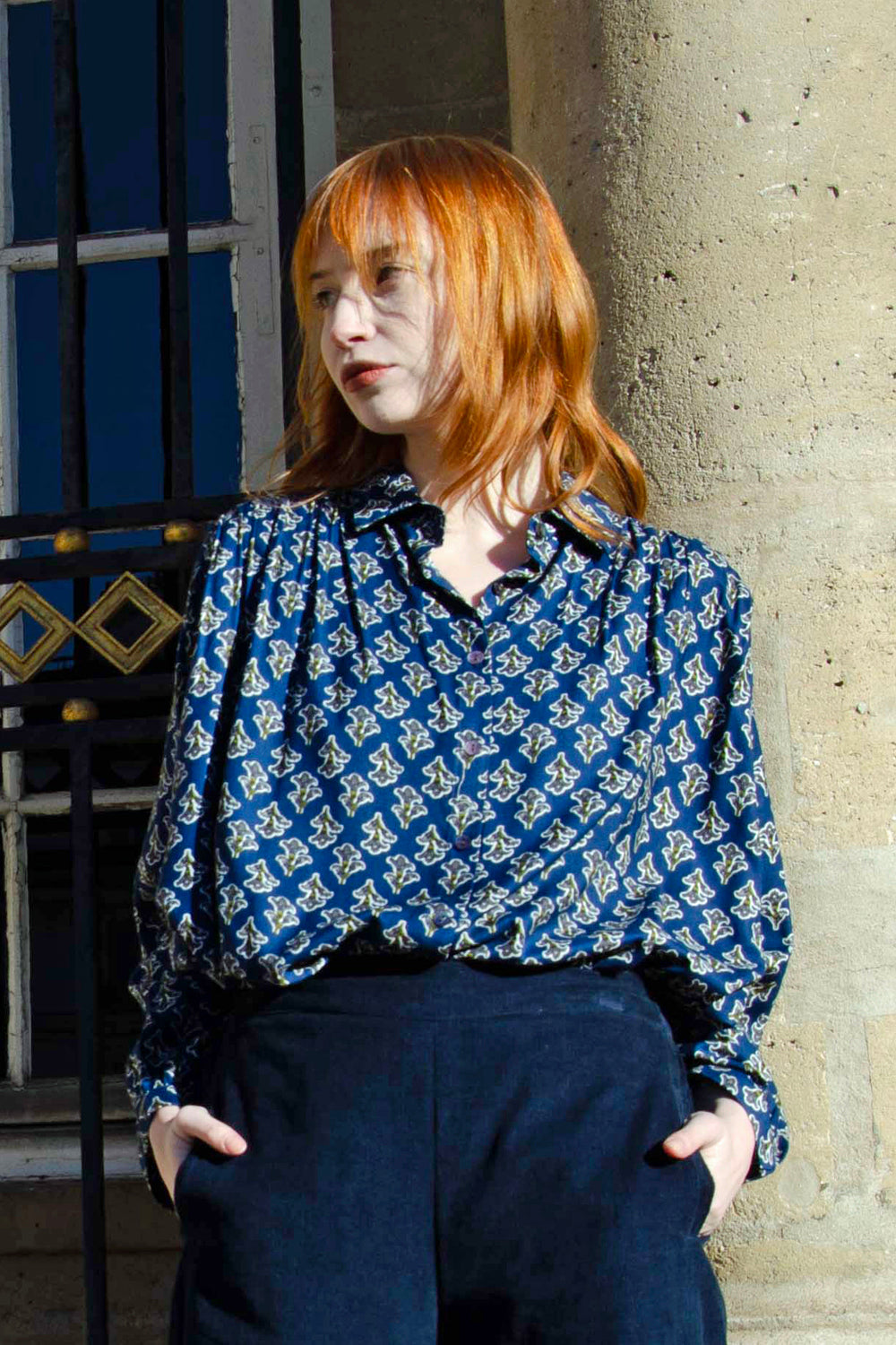 Cerise Shirt - Blue BLUE