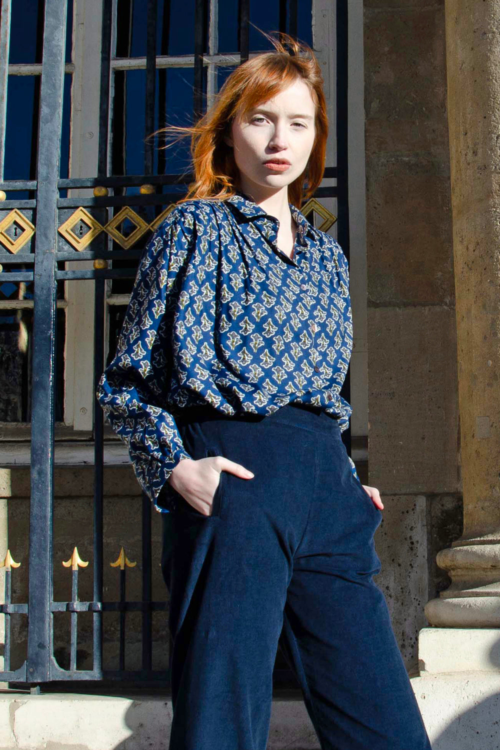 Cerise Shirt - Blue BLUE