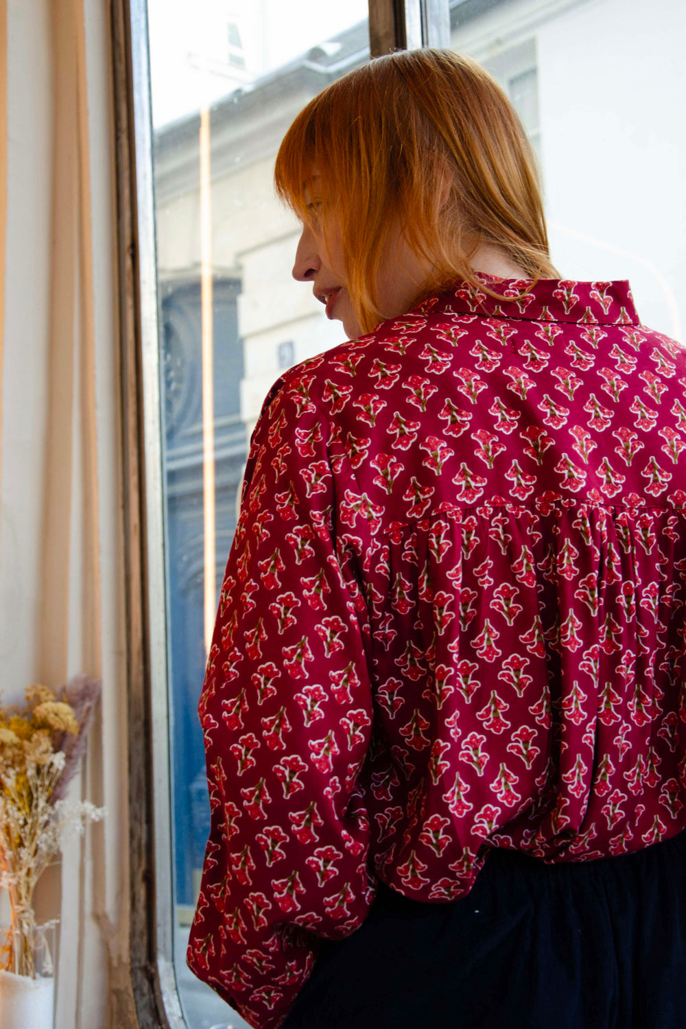 Cerise Shirt - Burgundy BURGUNDY