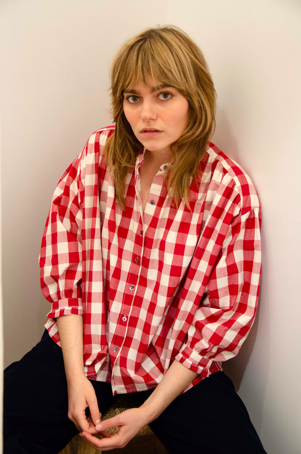 June Shirt 100% Coton - Red RED