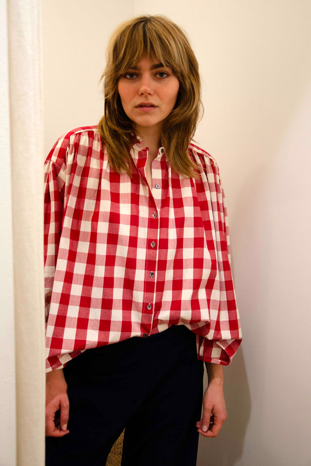 June Shirt 100% Coton - Red RED