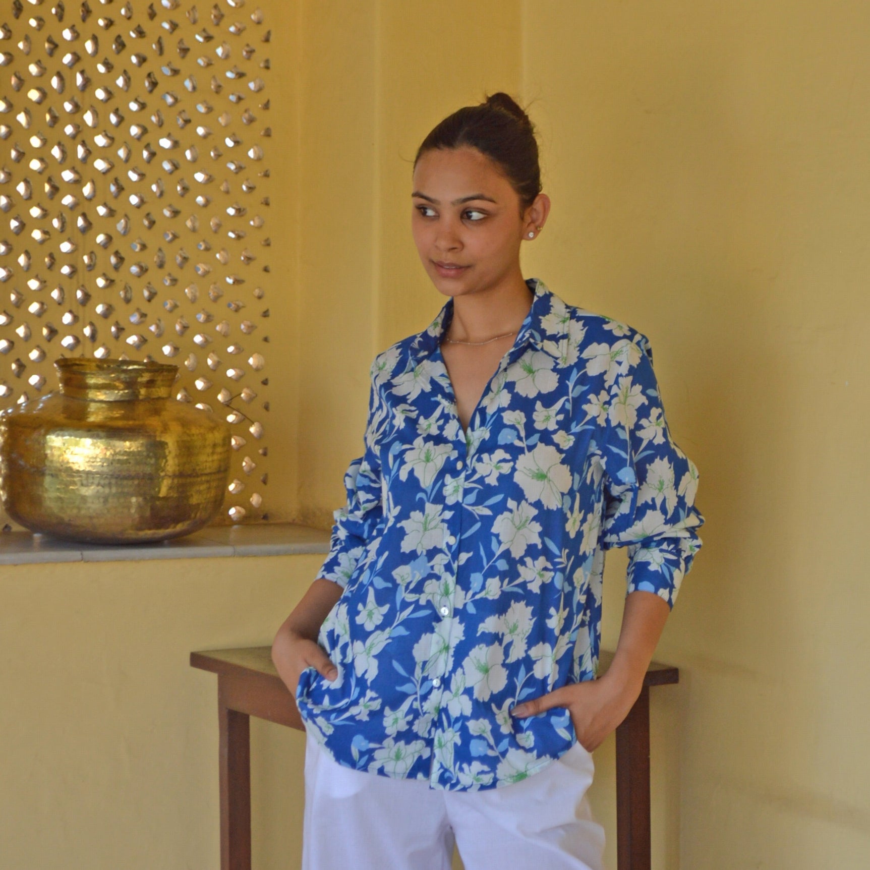 Alka Shirt Rayol - Blue BLUE