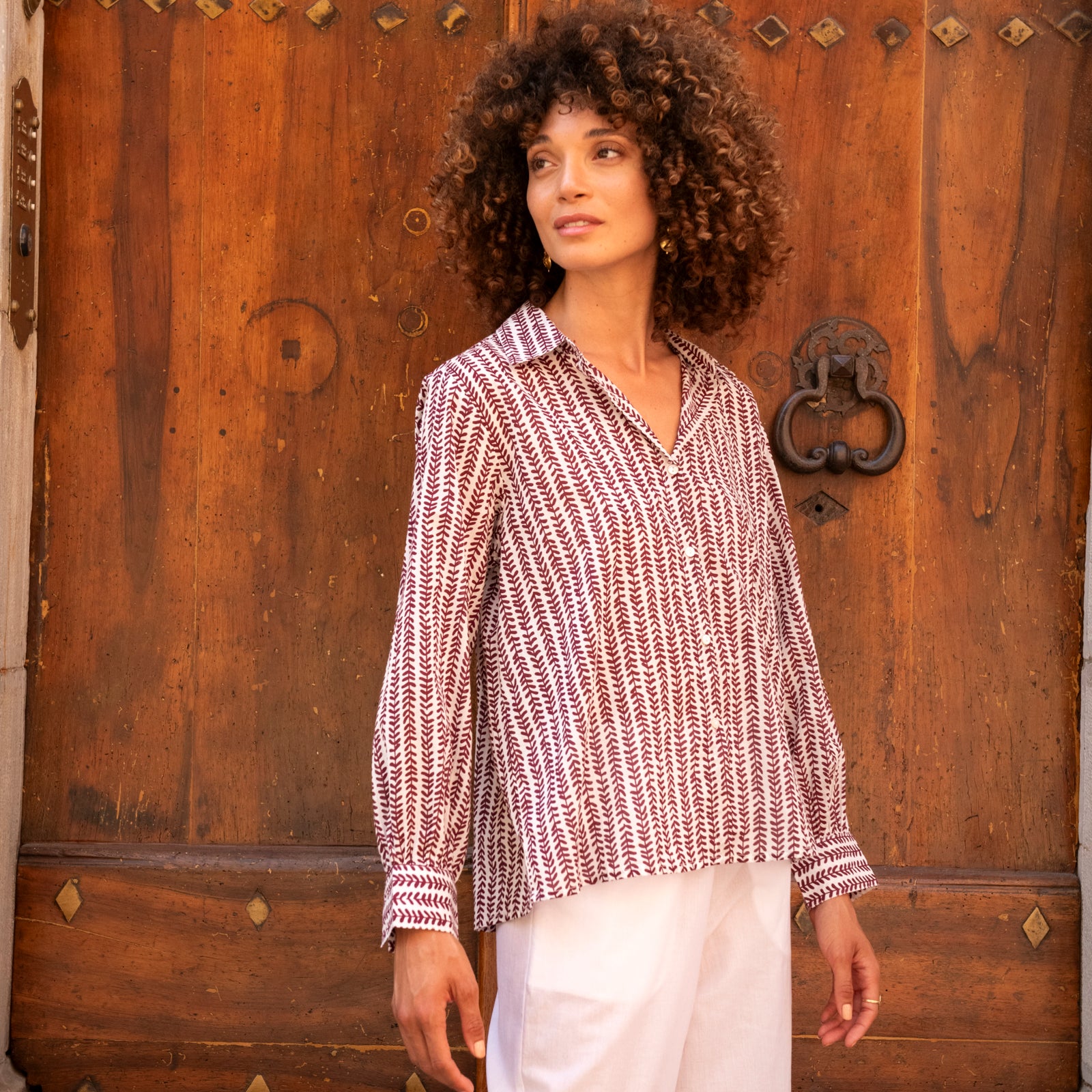 Alka Shirt Bormette - Burgundy BURGUNDY