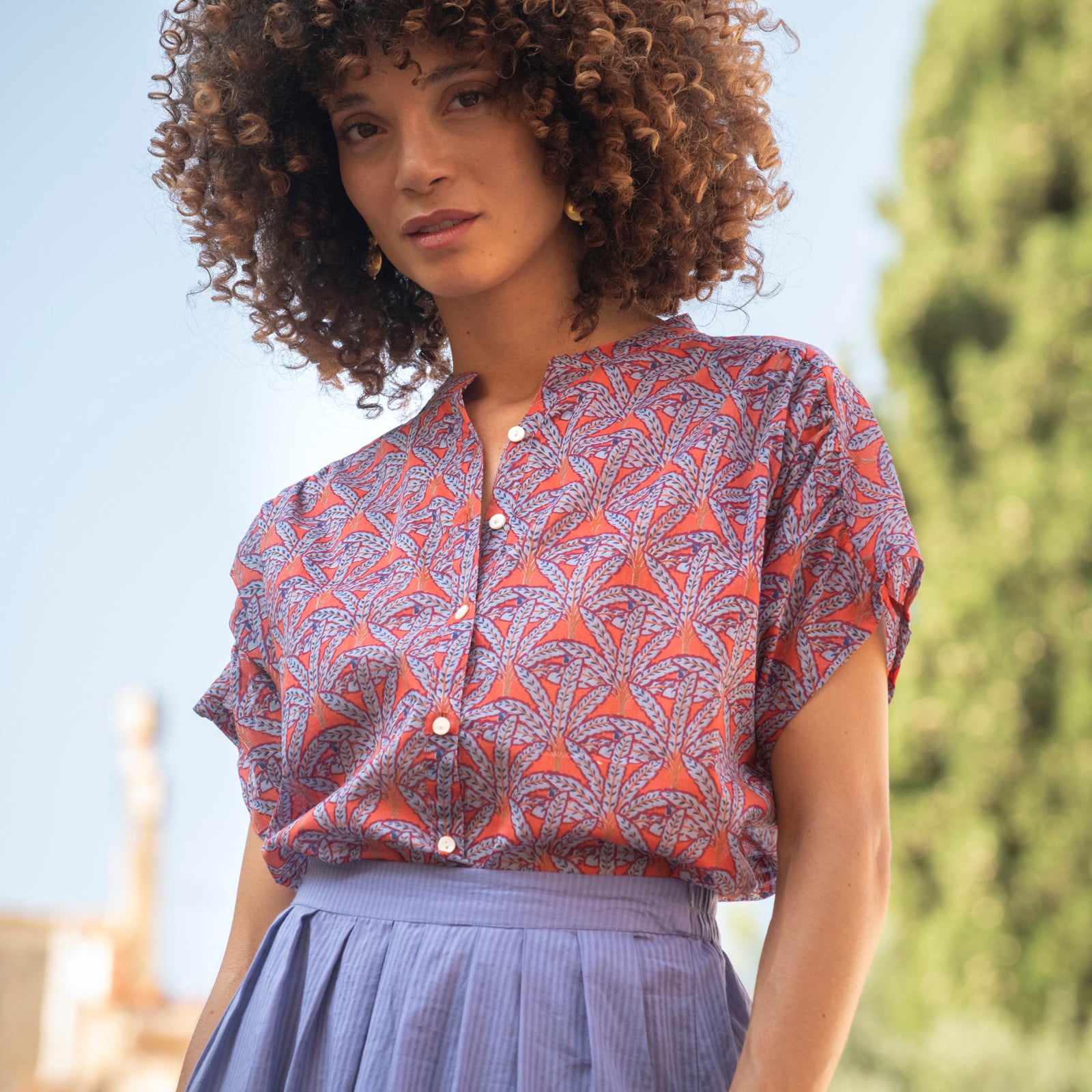 Azale Shirt Palmer - Orange ORANGE