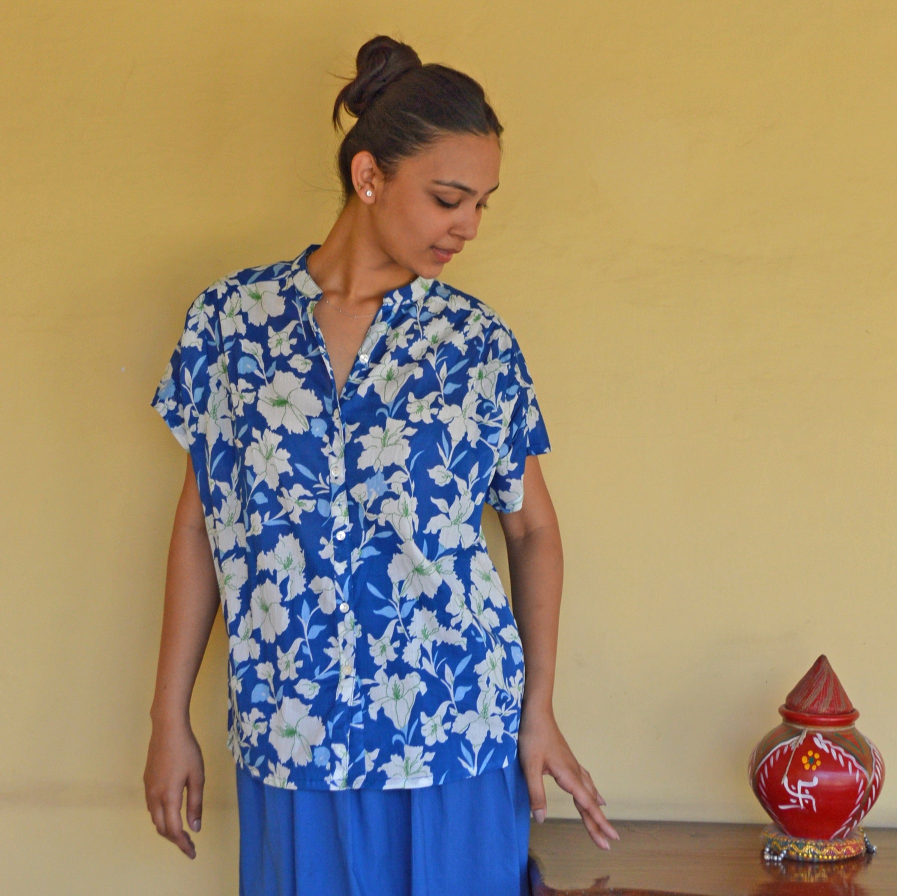 Azale Shirt Rayol - Blue BLUE