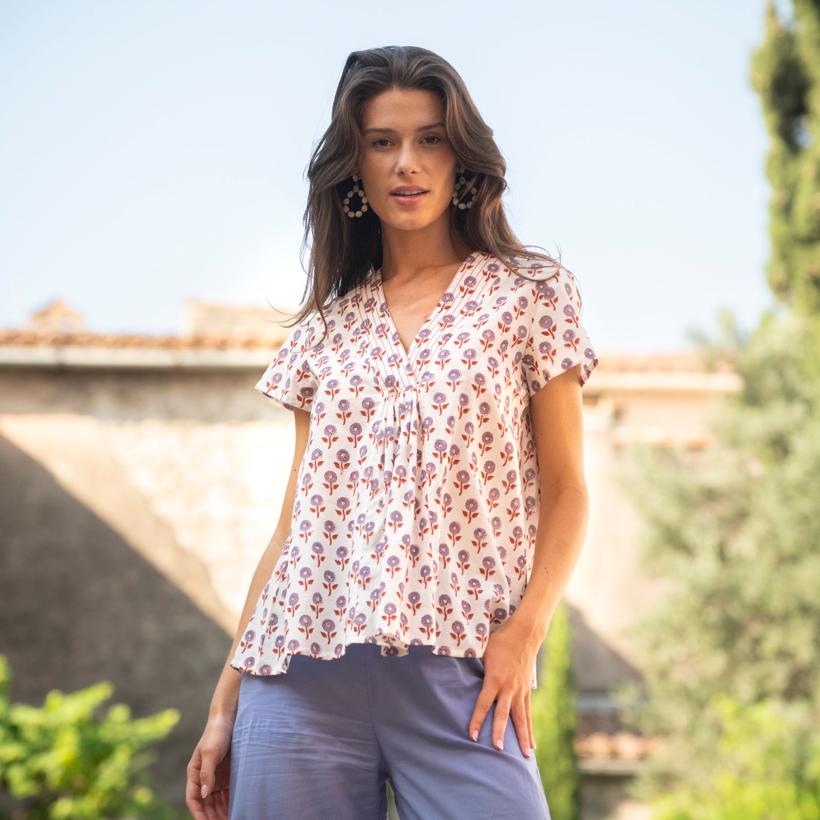 Iris Top Grace 100% Organic Cotton - Lilac LILAC