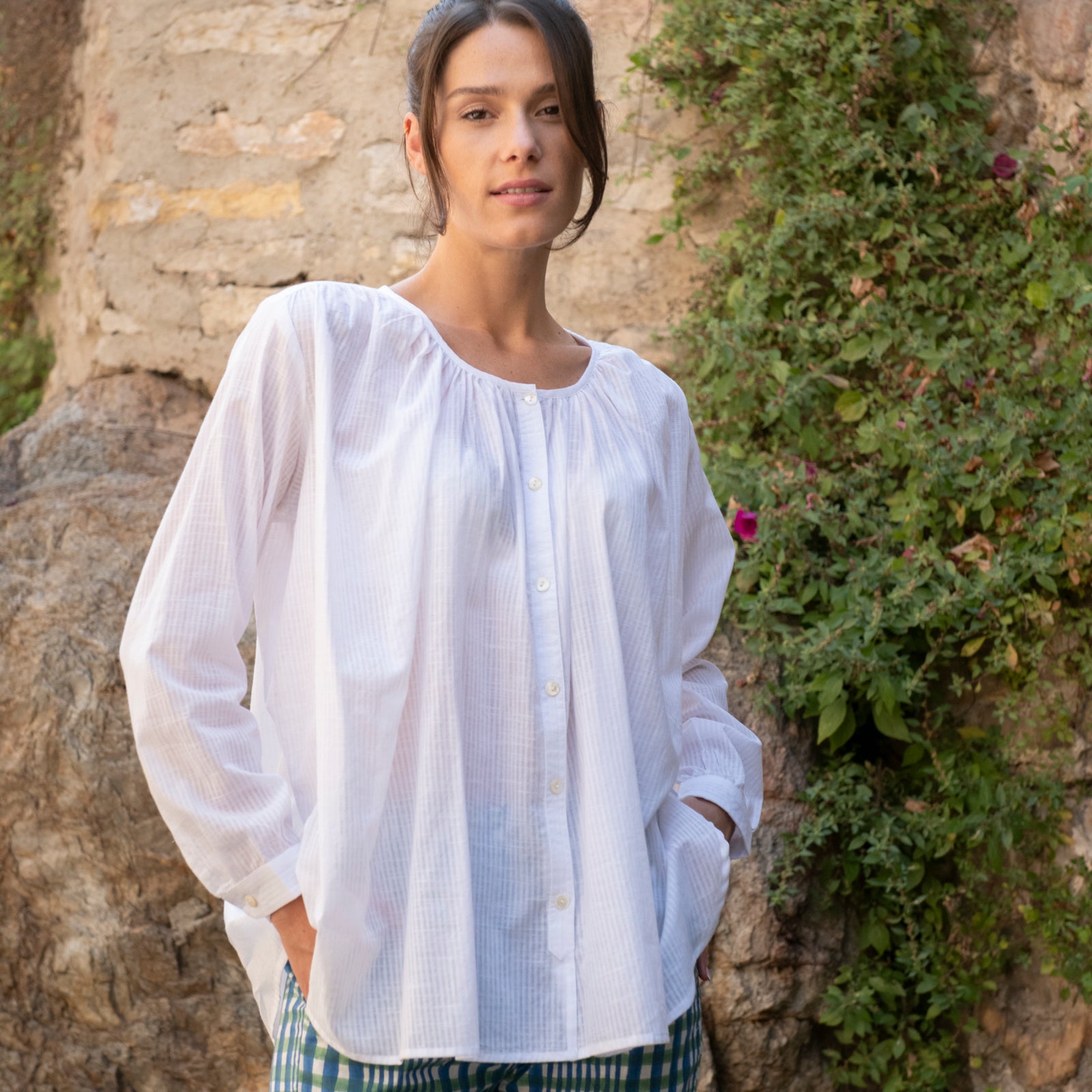 Chloe Shirt S.color 100% Coton - White WHITE