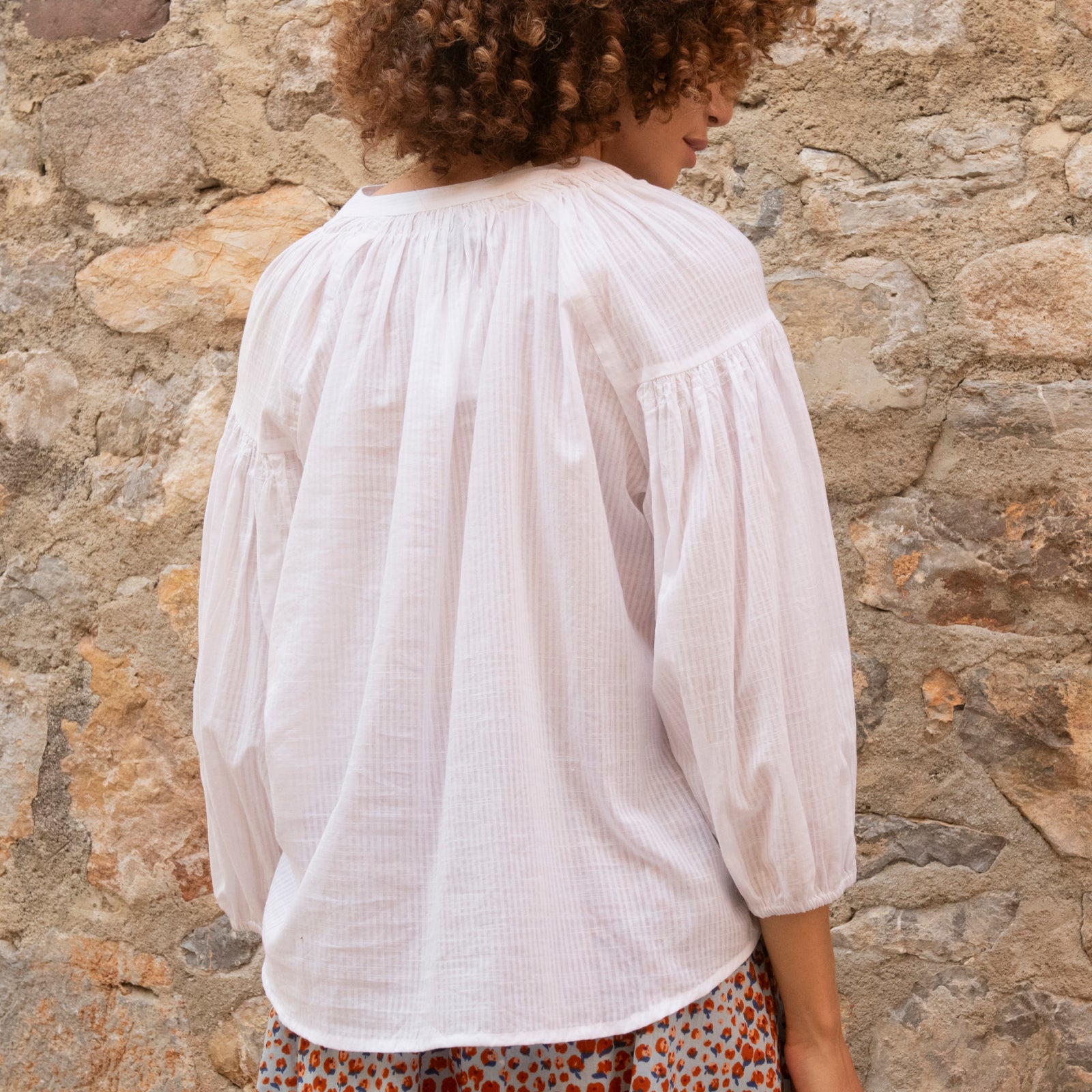 Helen Top S.color 100% Coton - White WHITE