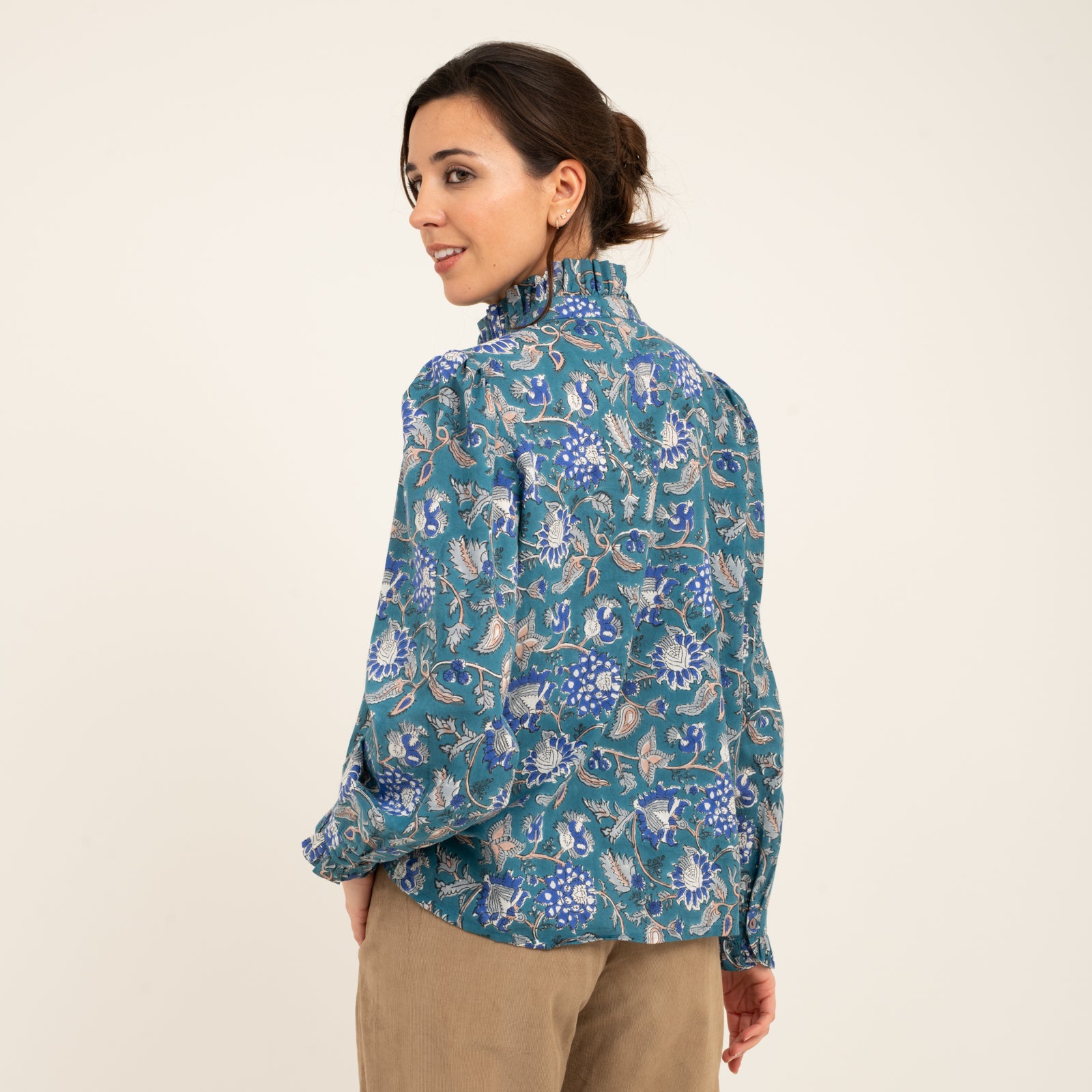 Helen Shirt Tara 100% Organic Cotton - Blue BLUE