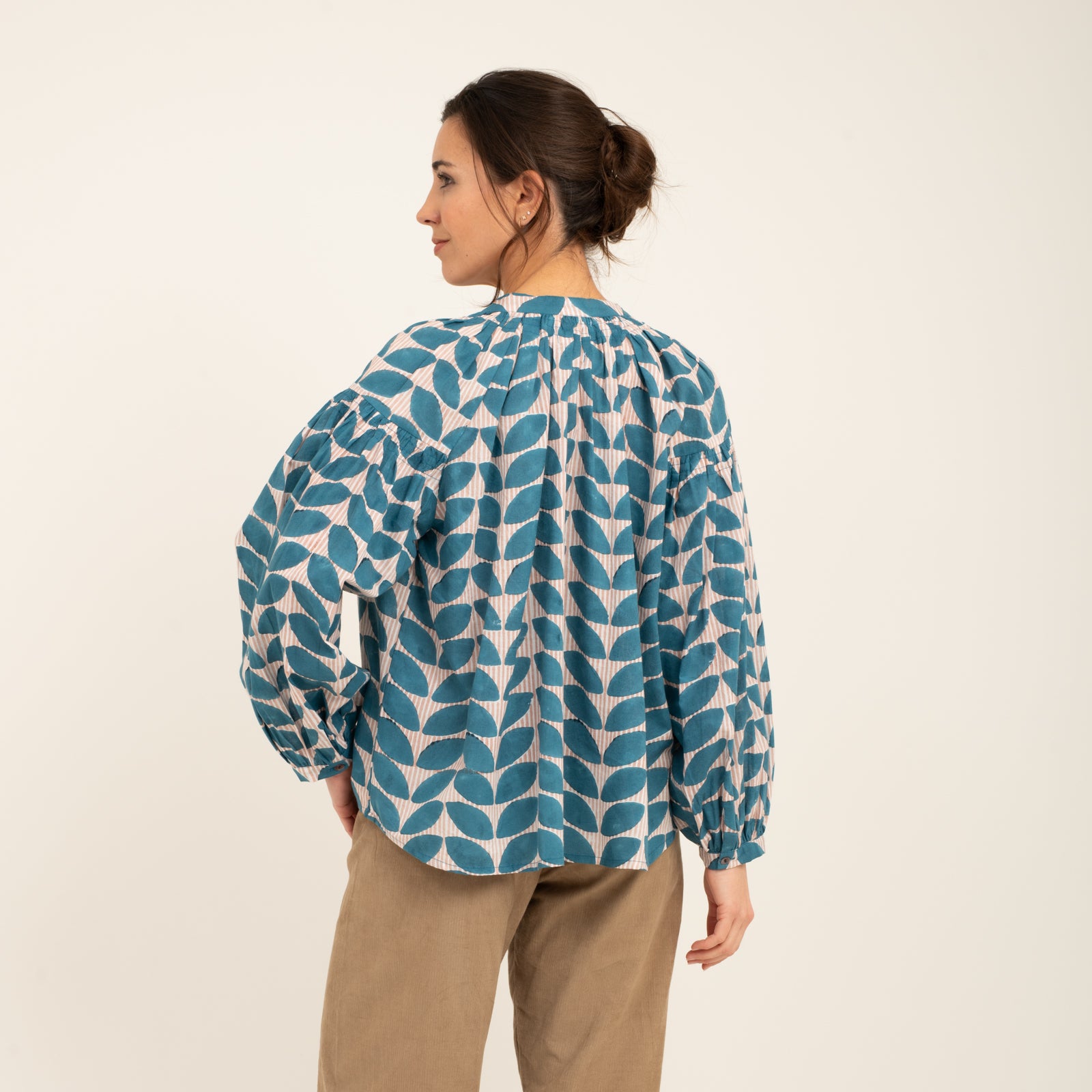 Michele Top Ananda 100% Organic Cotton - Blue BLUE