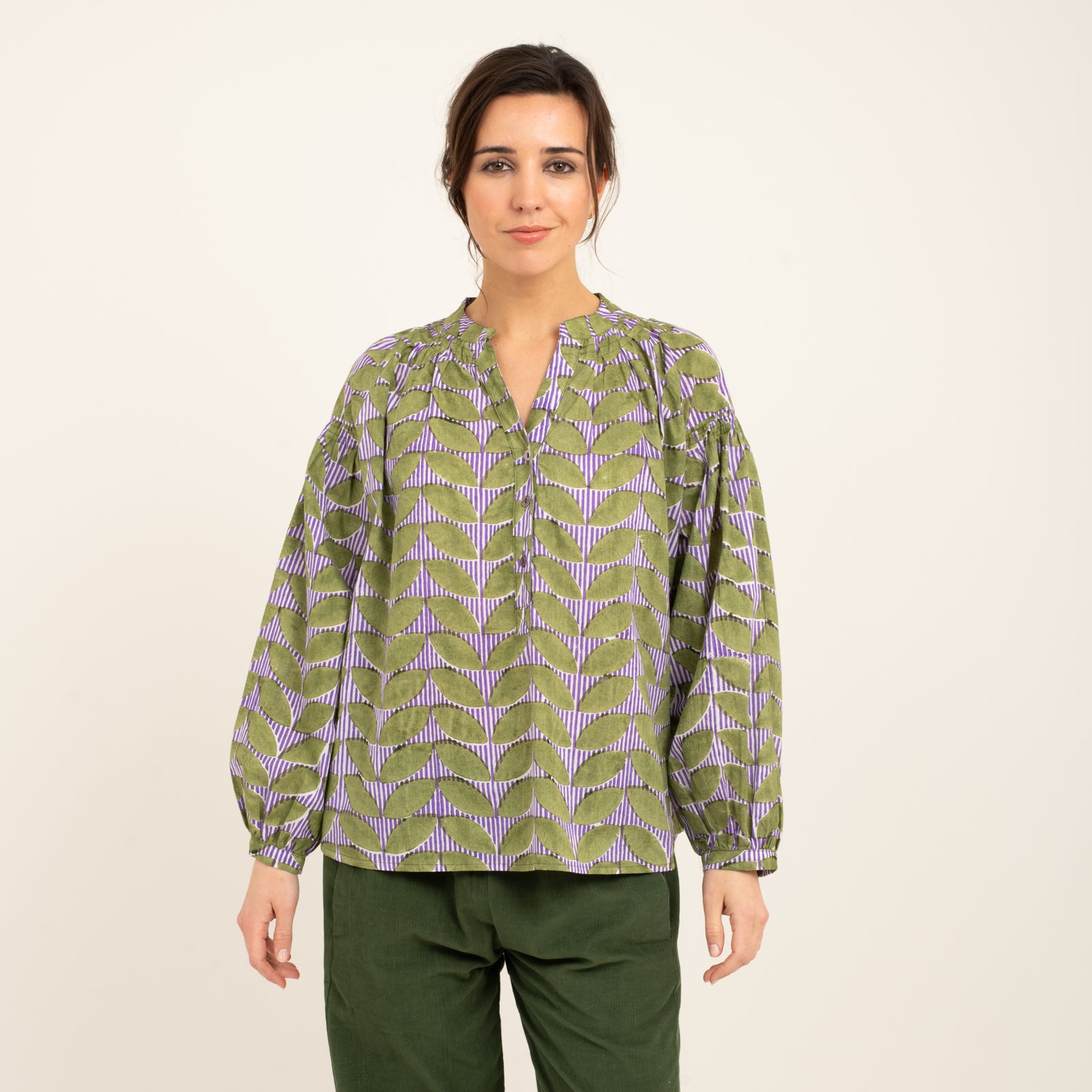 Michele Top Ananda 100% Organic Cotton - Green GREEN