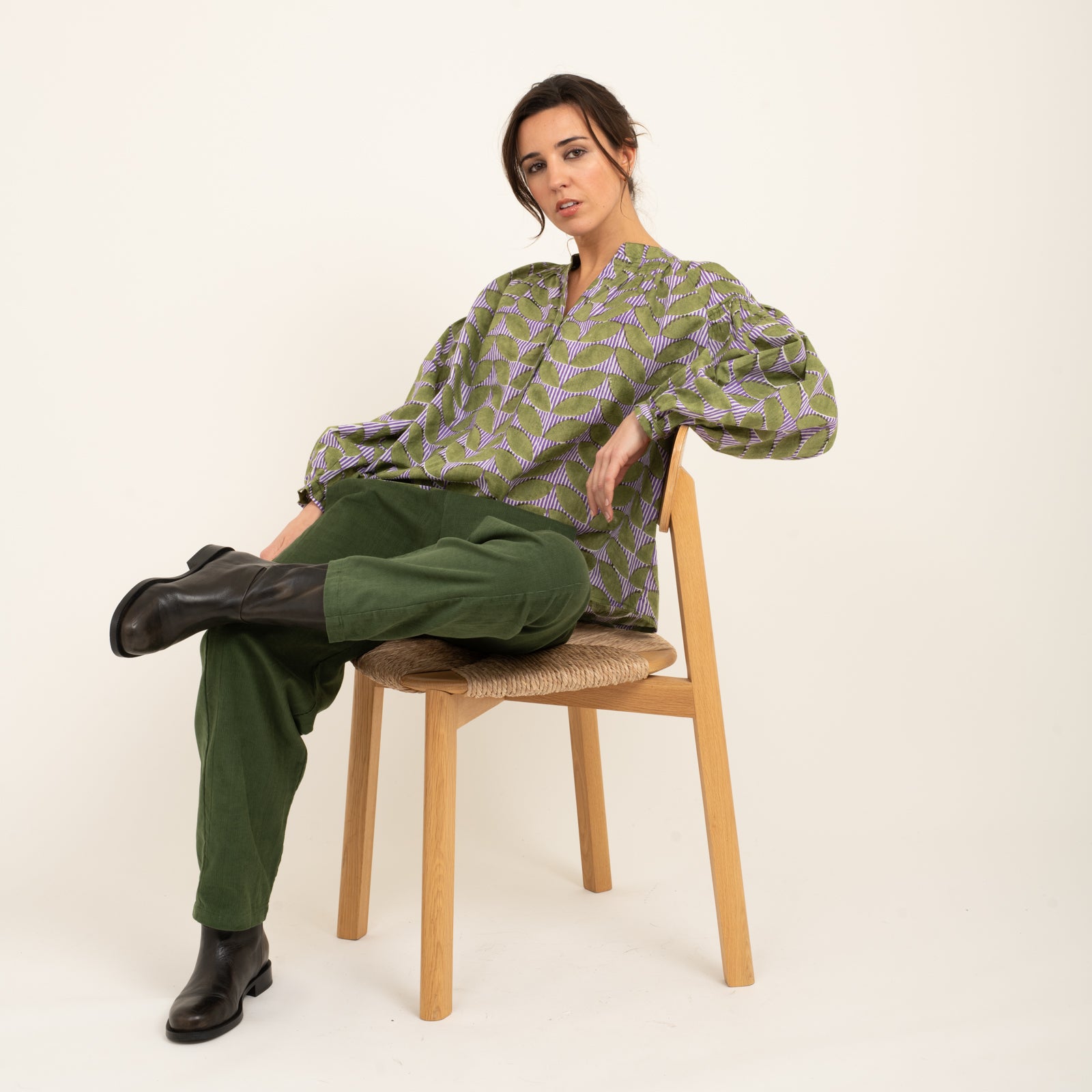 Michele Top Ananda 100% Organic Cotton - Green GREEN