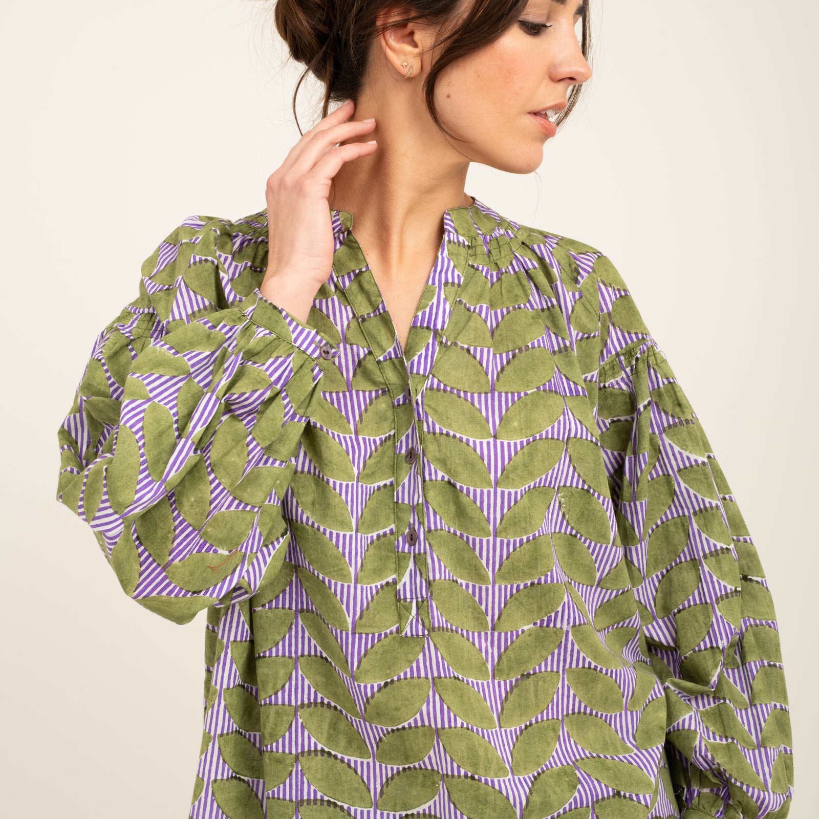 Michele Top Ananda 100% Organic Cotton - Green GREEN