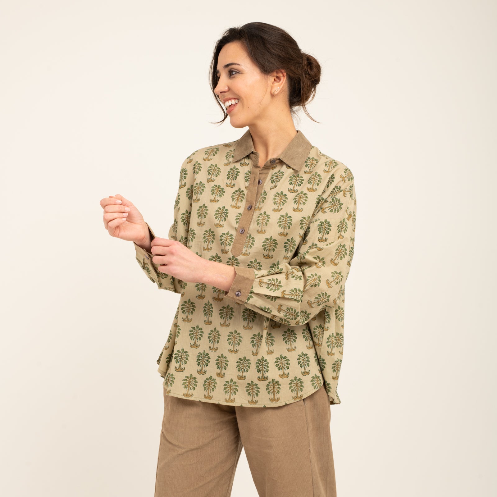 Julia Top Jaya 100% Organic Cotton - Green GREEN