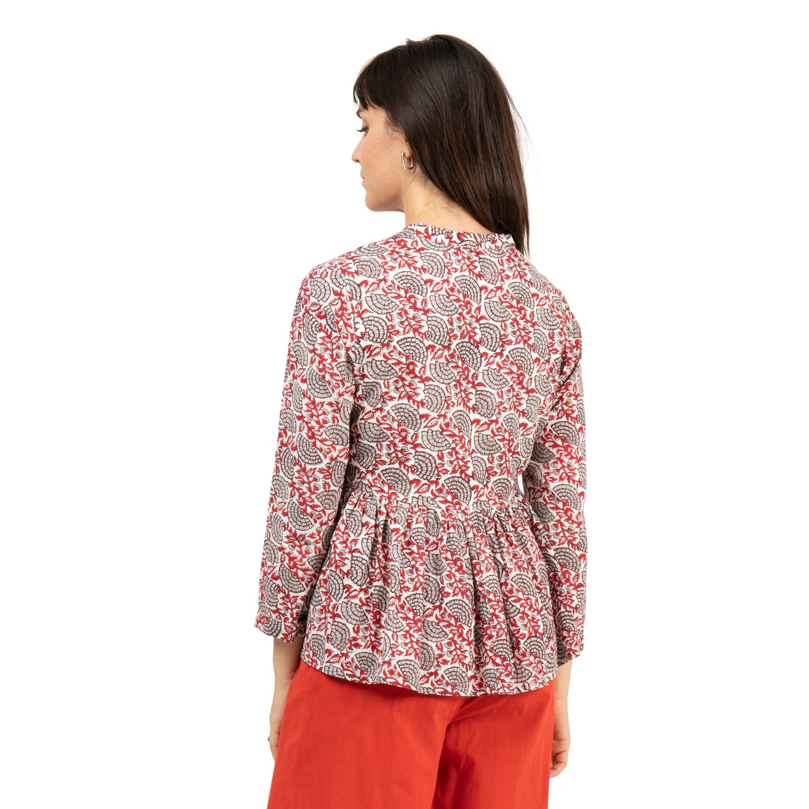 Josette Jacket Barmer 100% Organic Cotton - Red Austral RED AUSTRAL