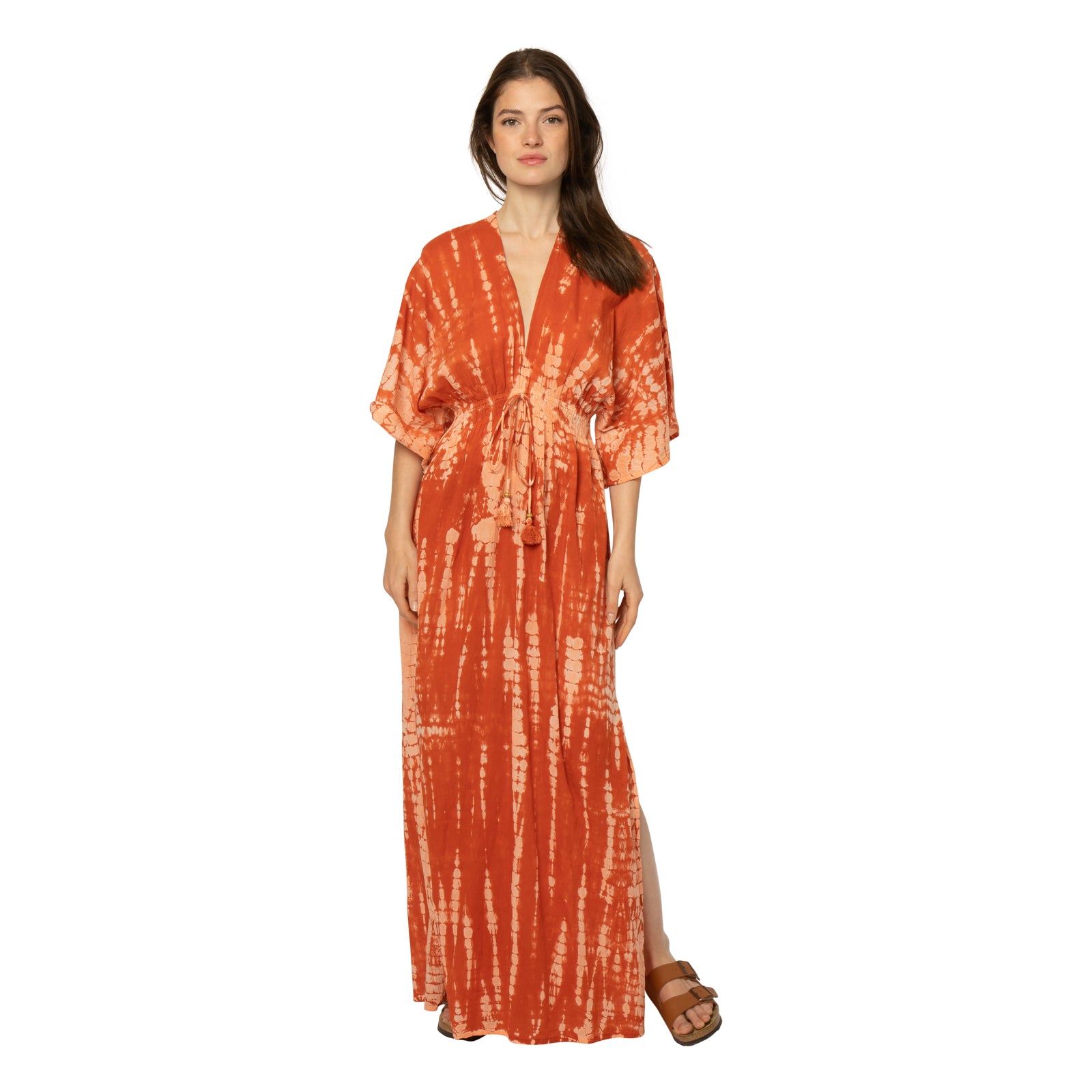 Lomano Dress T&d 100% Coton - Terracotta TERRACOTTA