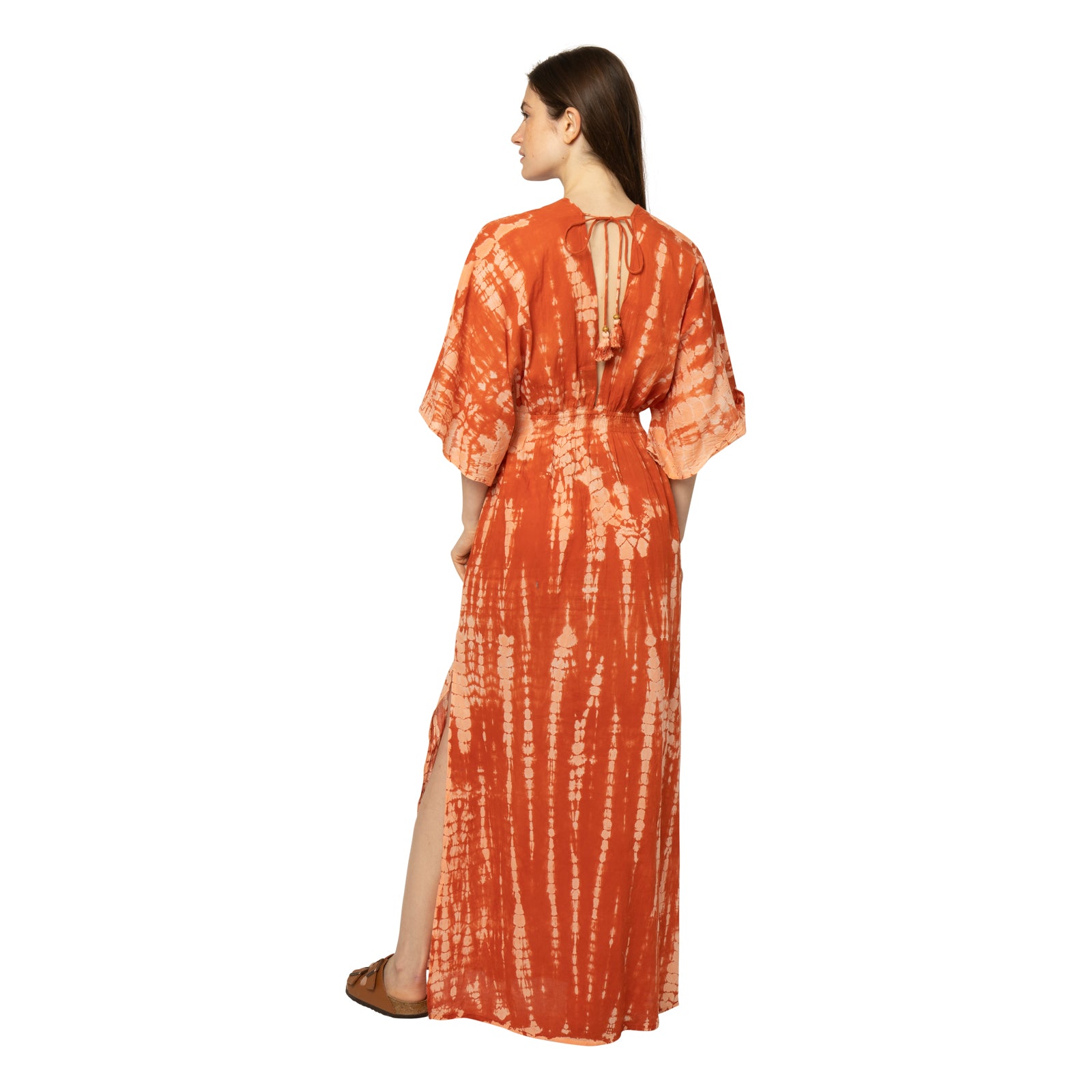 Lomano Dress T&d 100% Coton - Terracotta TERRACOTTA