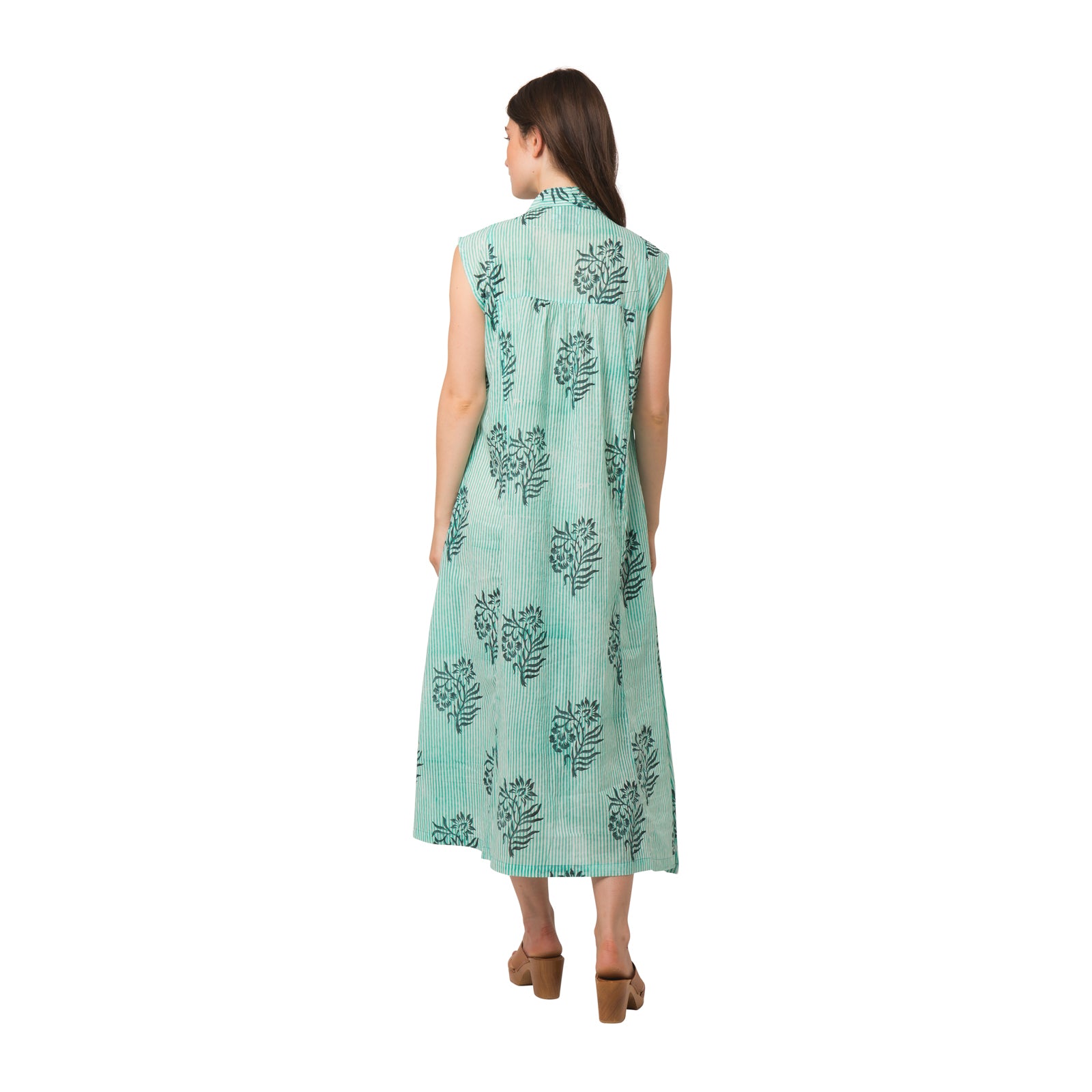 Miana Dress Cruise 100% Organic Coton - Green GREEN