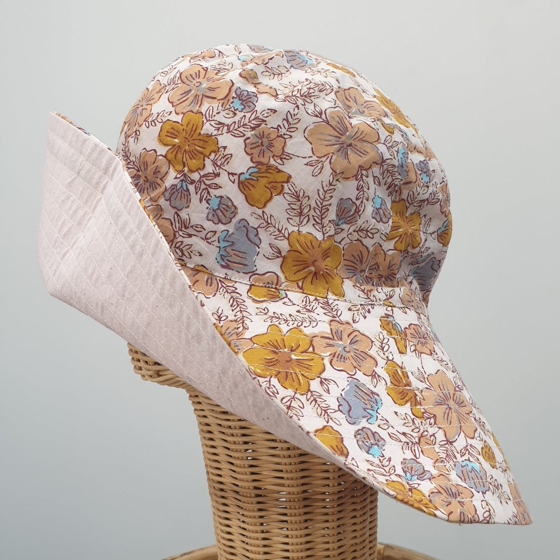 Nice Hat Georgette 100% Cotton - Orange ORANGE