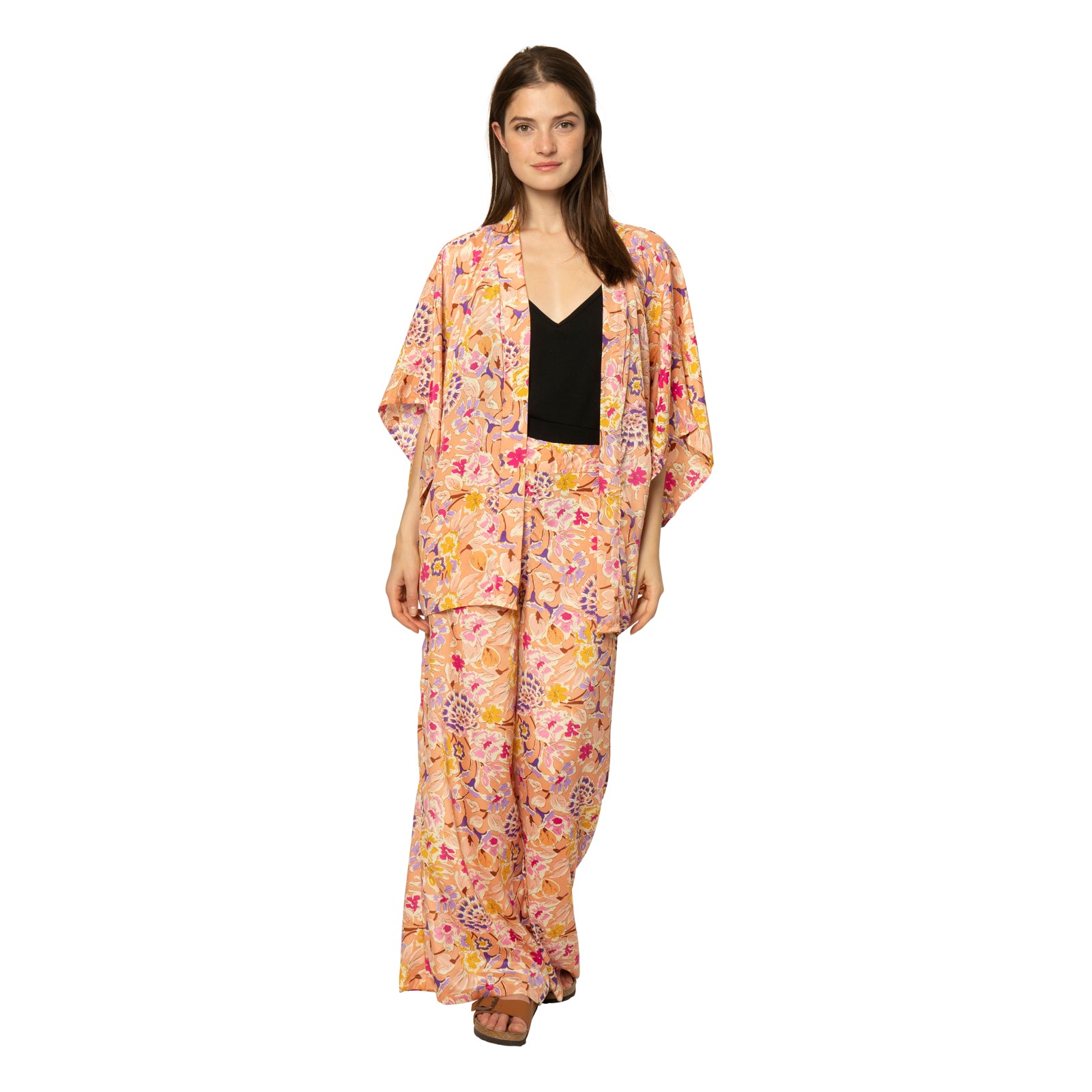 Short Kimono Germaine  - Peach PEACH