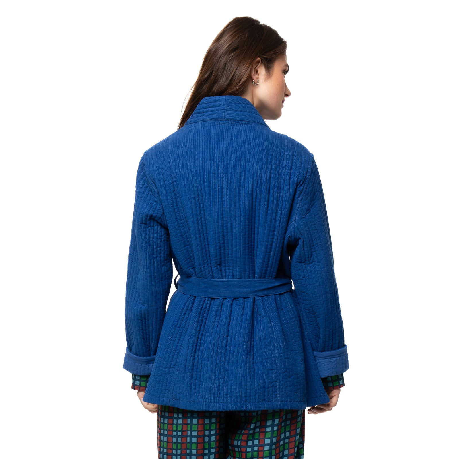 Aloise Jacket Velvet 100% Coton Velvet - Blue BLUE