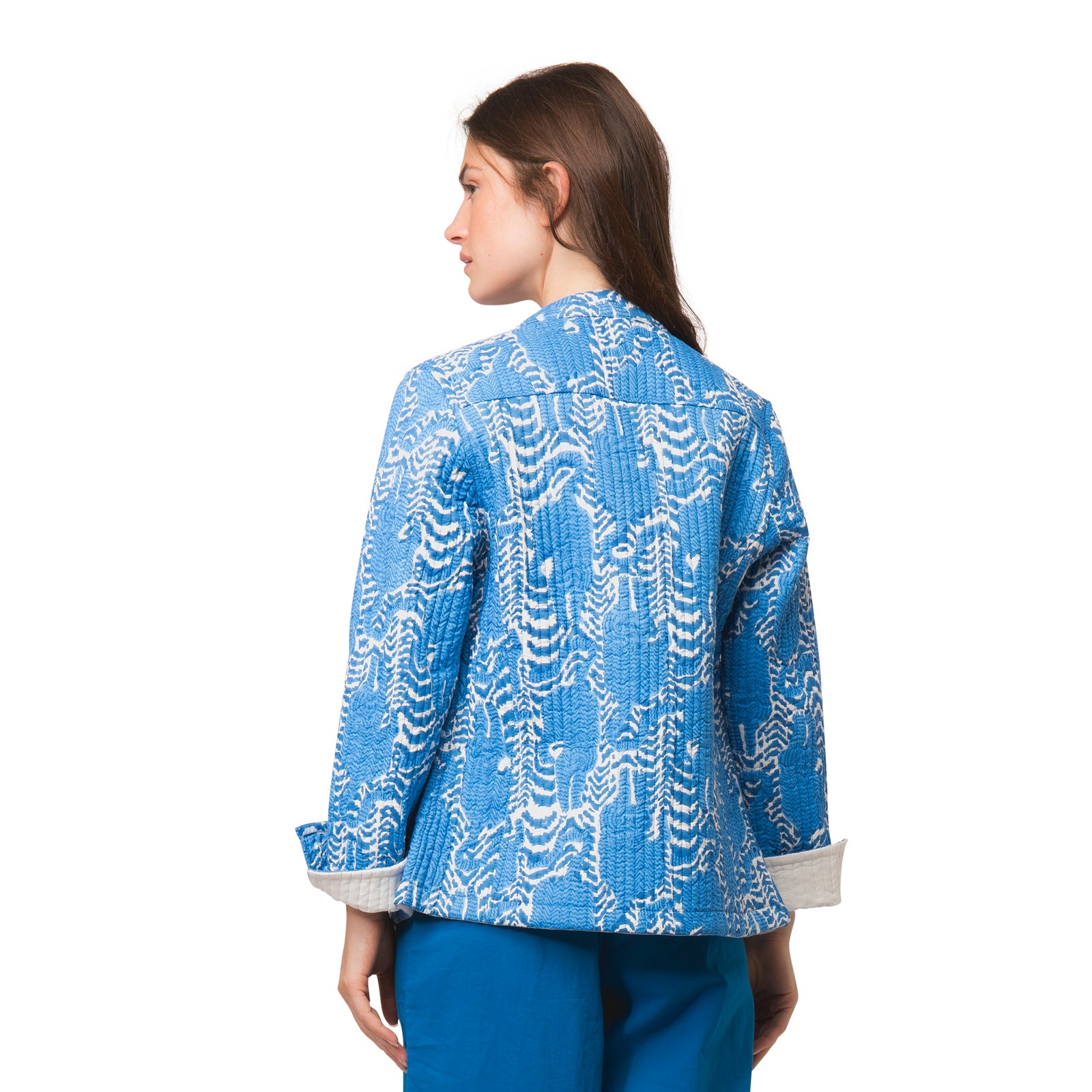 Jaya Jacket Tiger 100% Organic Cotton - Blue BLUE