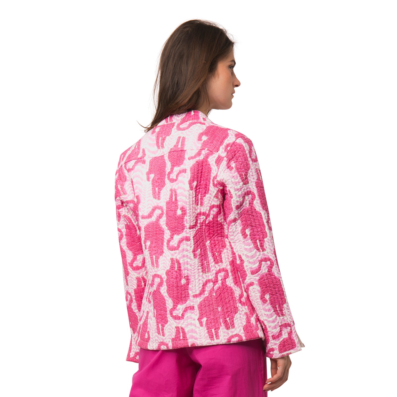 Jaya Jacket Tiger 100% Organic Cotton - Pink PINK