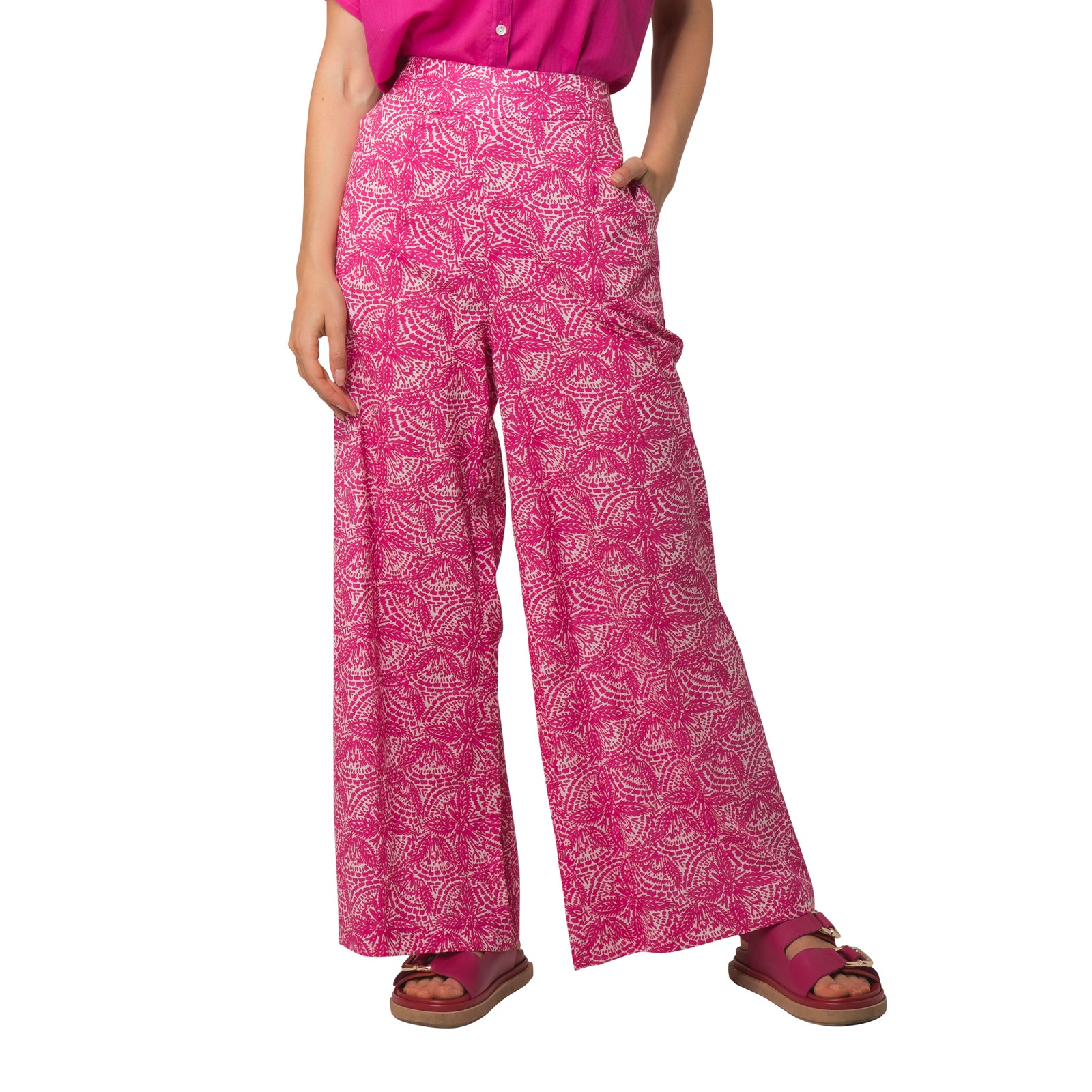 Leana Trousers Iranja 100% Coton - Pink PINK