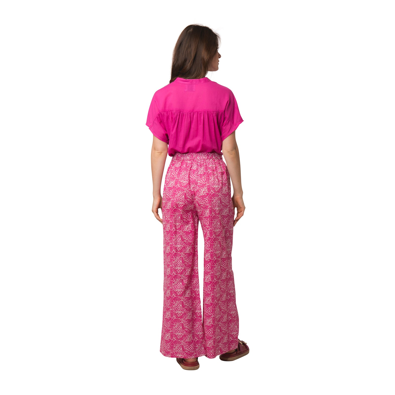 Leana Trousers Iranja 100% Coton - Pink PINK